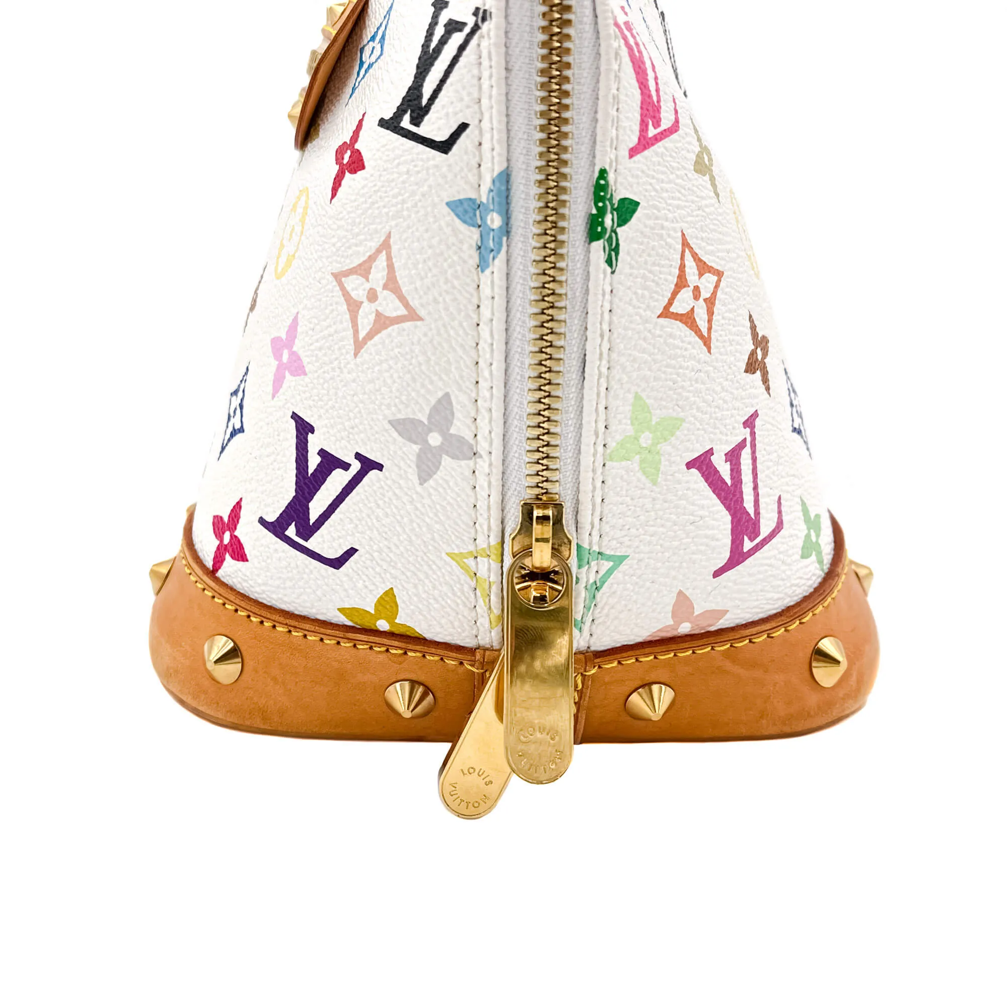Alma PM Epi Leather Murakami White Bag