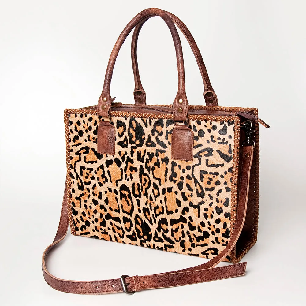 American Darling Briefcase Hair On Genuine Leather women bag western handbag purse