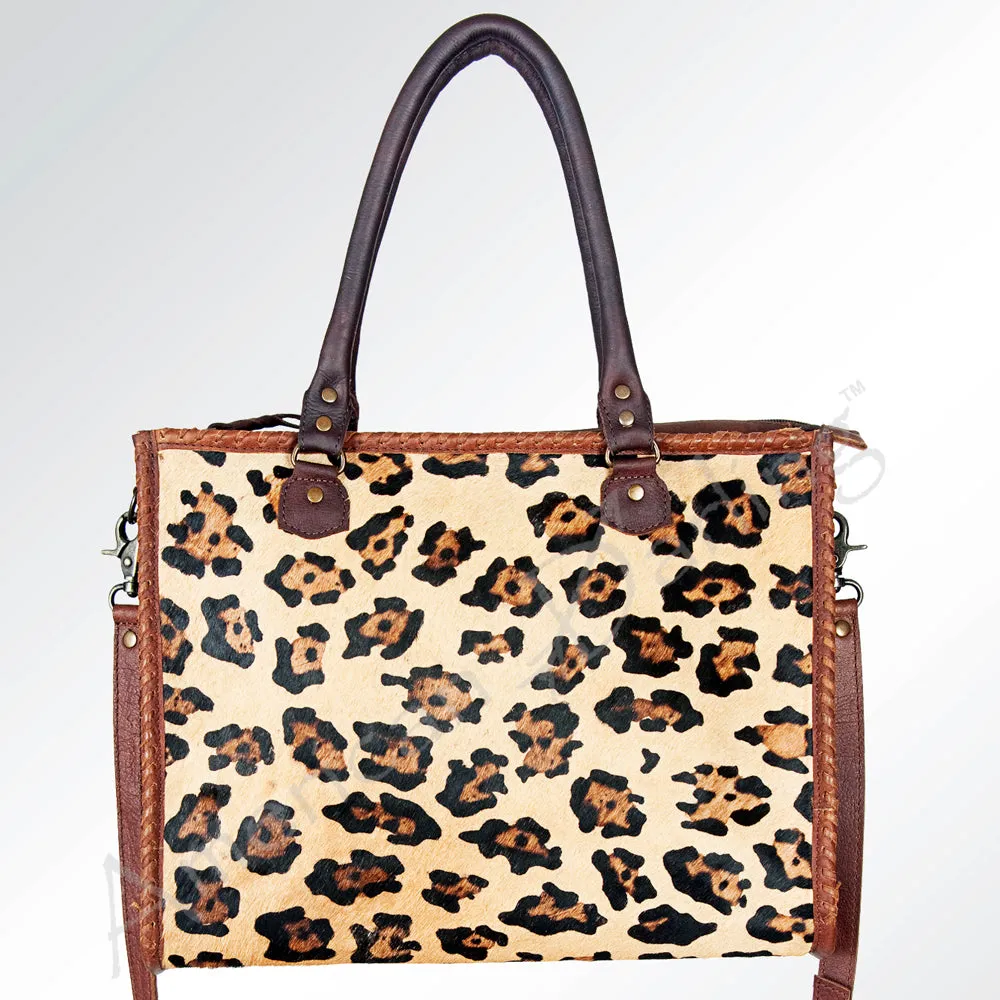 American Darling Briefcase Hair On Genuine Leather women bag western handbag purse