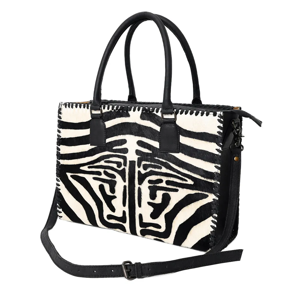 American Darling Briefcase Hair On Genuine Leather women bag western handbag purse