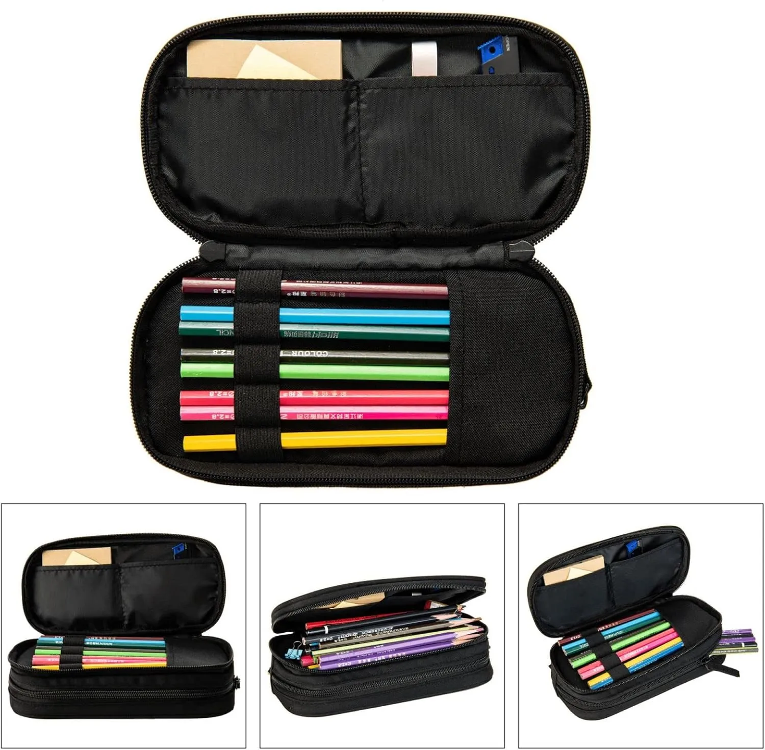 Backpack with Lunch Box and Pencil Case, Helix Mirage Multi Compartment Carry On Backpacks Waterproof Pencil Pouch Lightweight Daypack With Chest Strap for Men Women Travel Camping