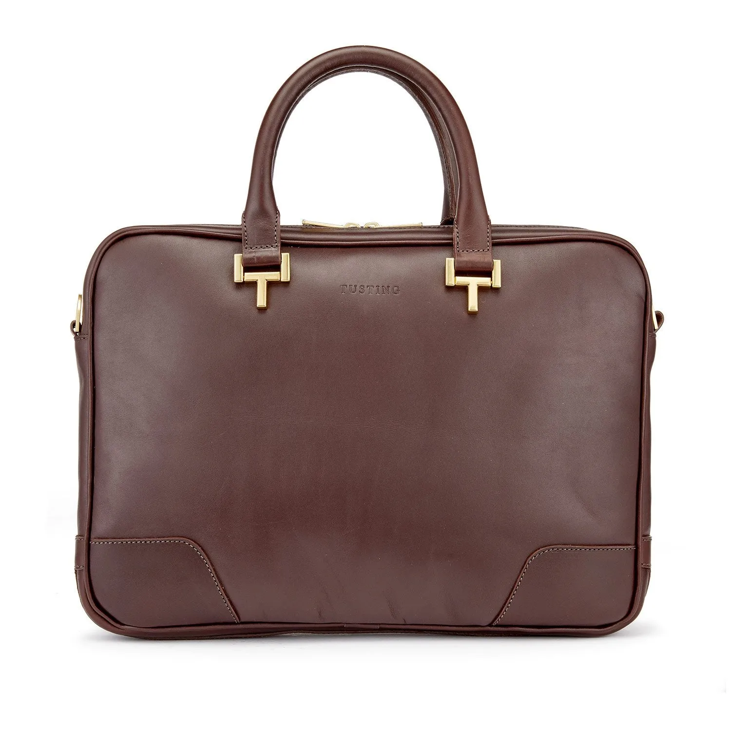 Bahrain | Tusting Mortimer Leather Brief Bag