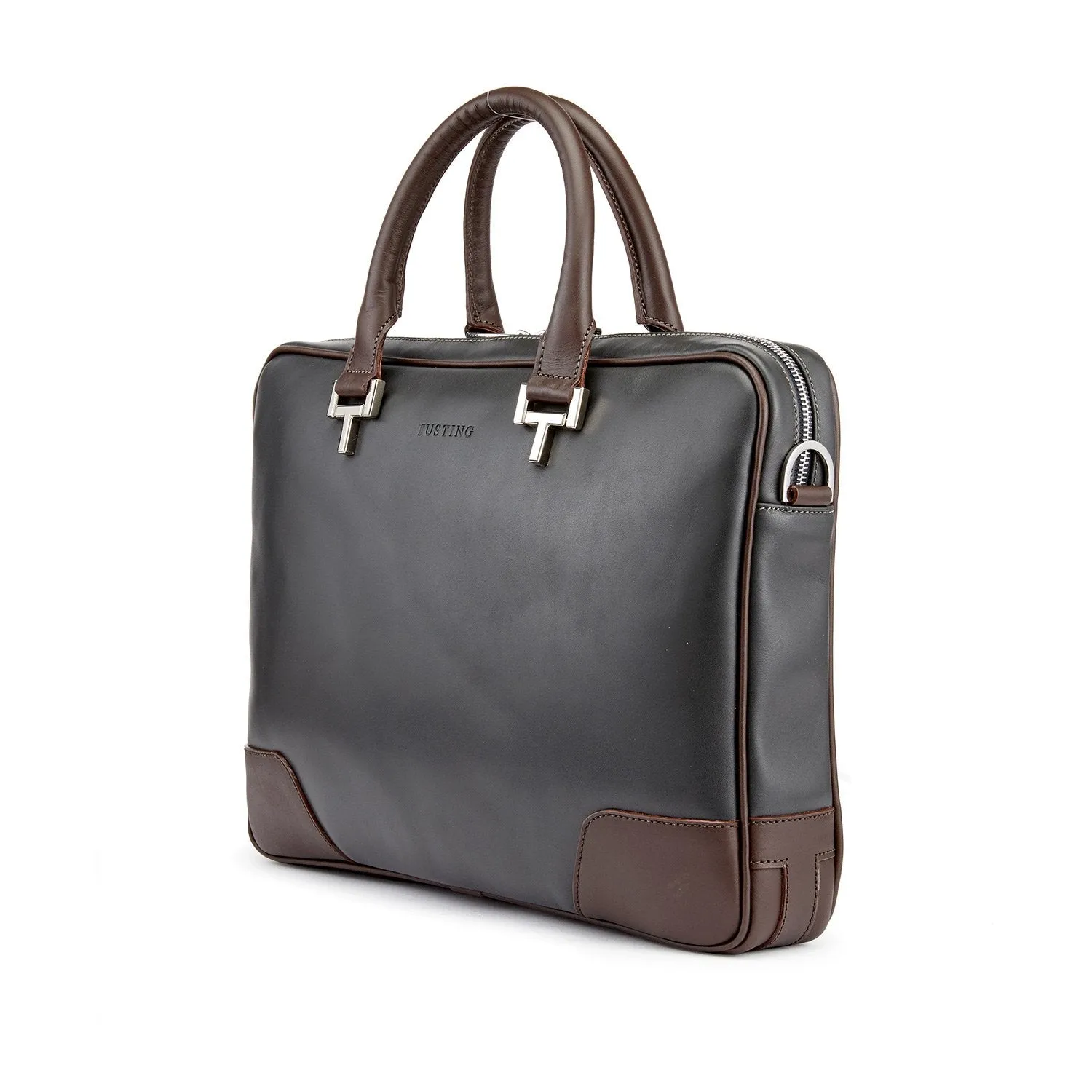 Bahrain | Tusting Mortimer Leather Brief Bag