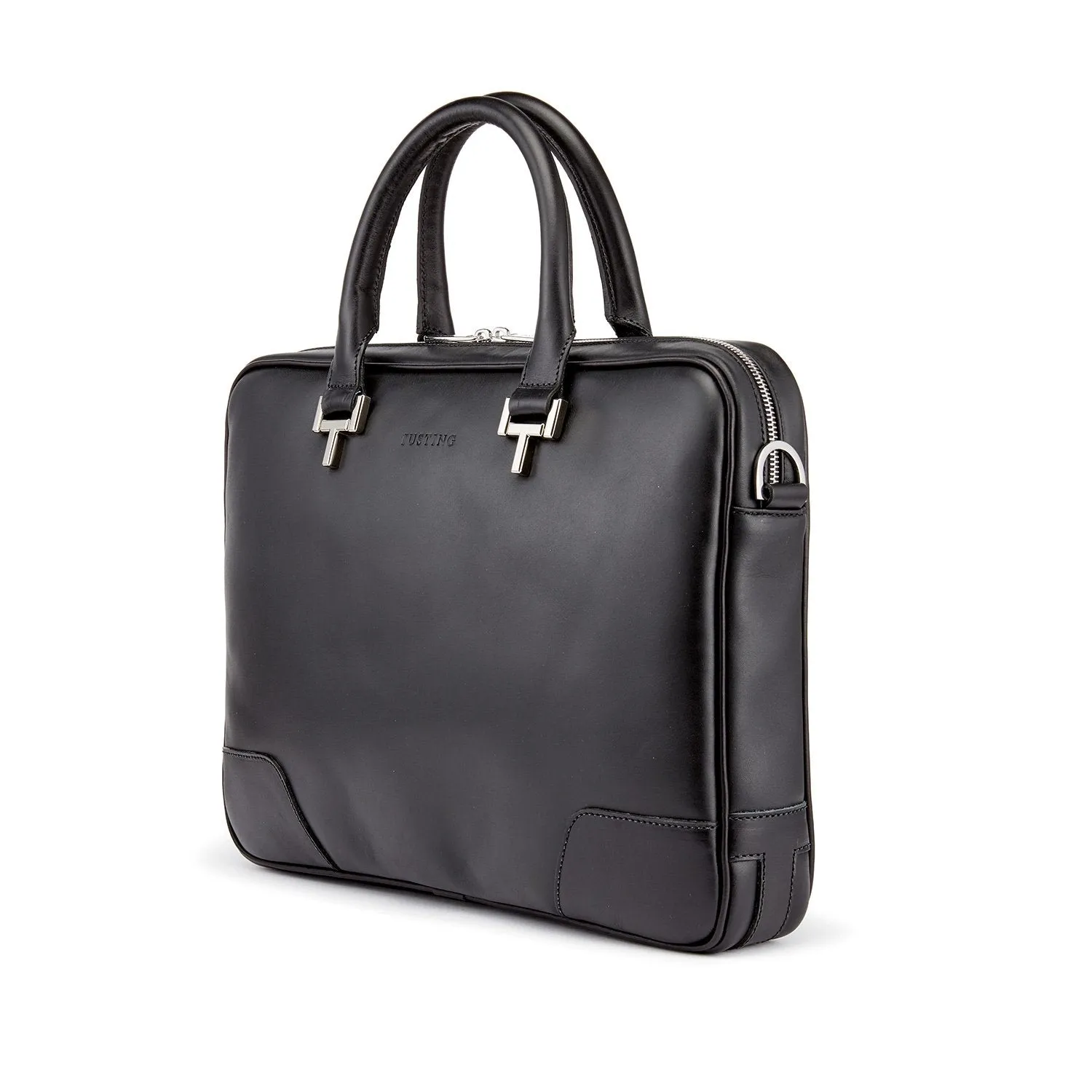 Bahrain | Tusting Mortimer Leather Brief Bag