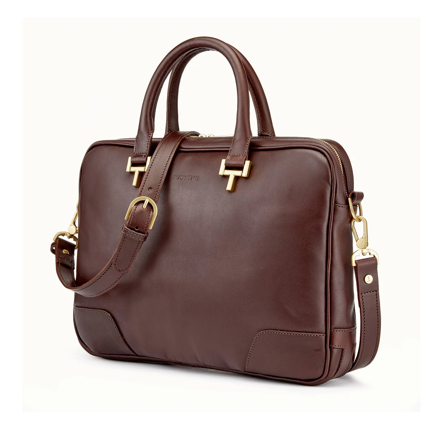 Bahrain | Tusting Mortimer Leather Brief Bag