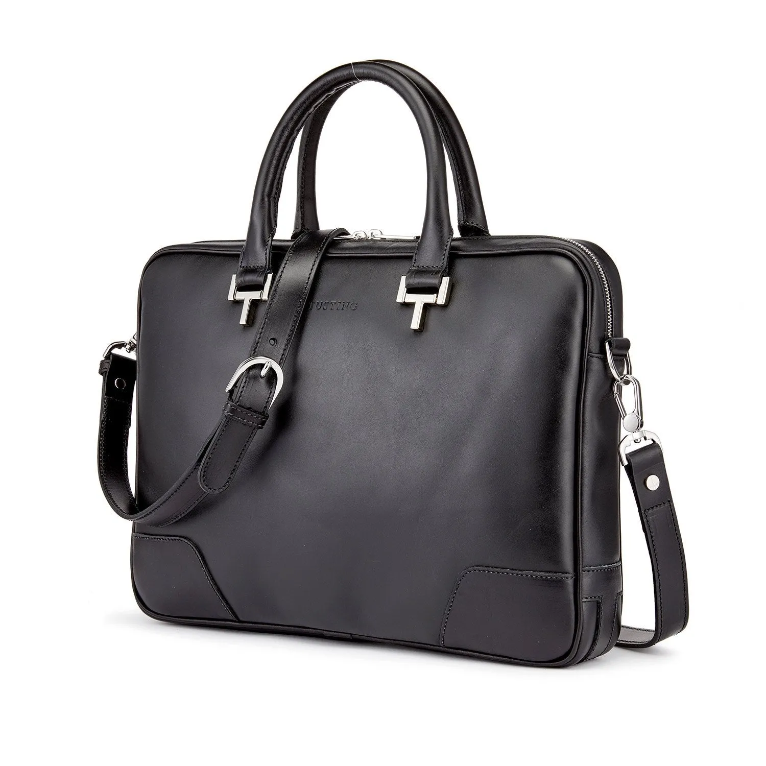 Bahrain | Tusting Mortimer Leather Brief Bag