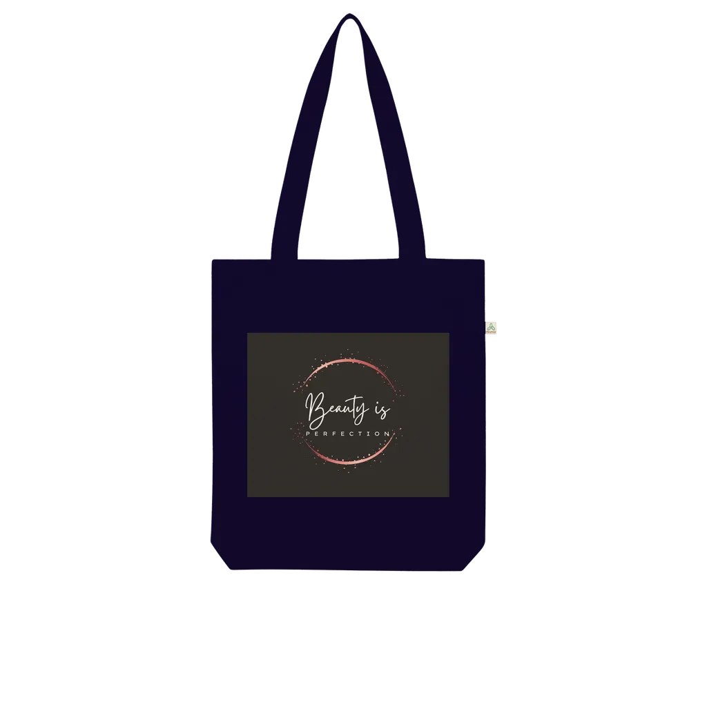 Beauty is Perfection Organic Tote Bag