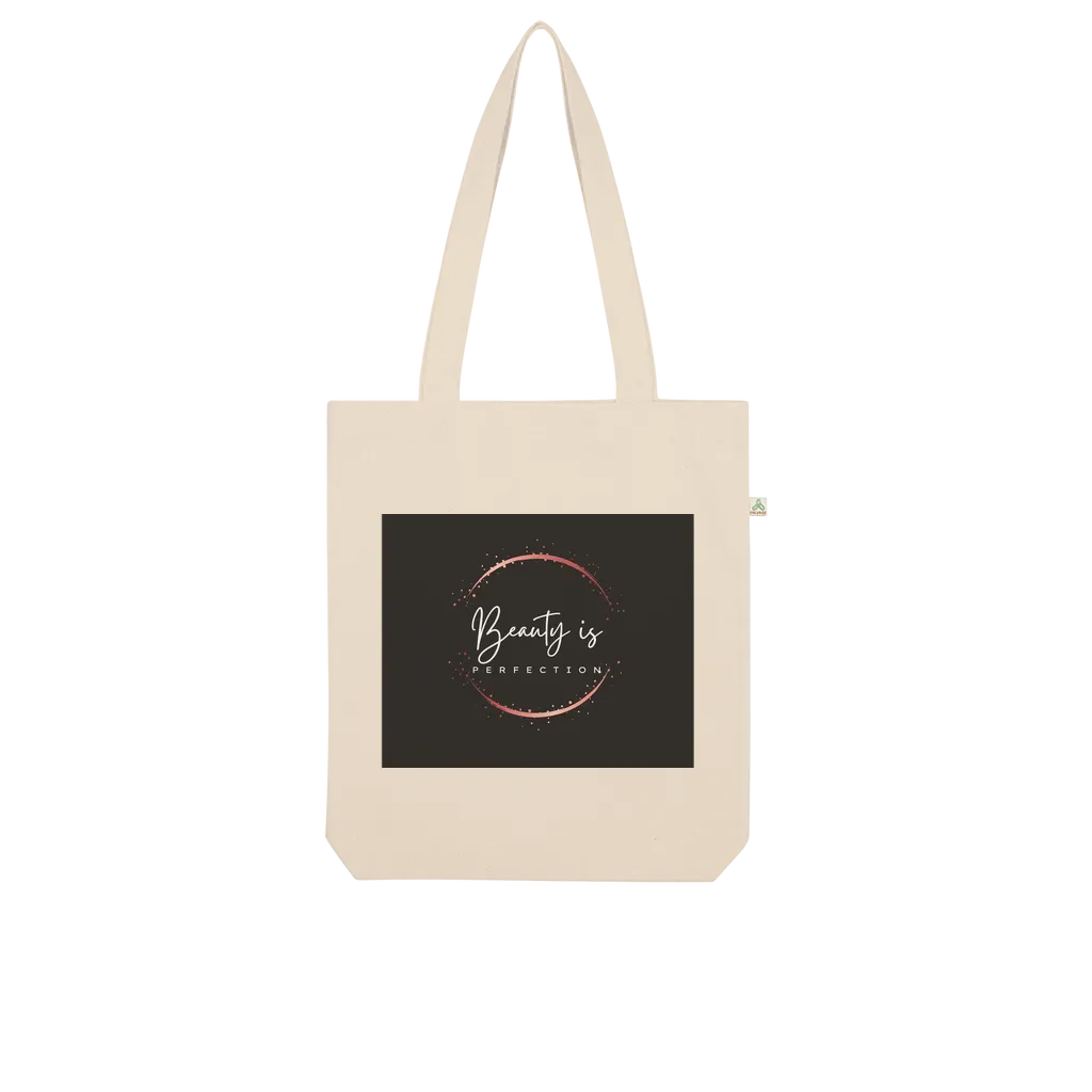 Beauty is Perfection Organic Tote Bag
