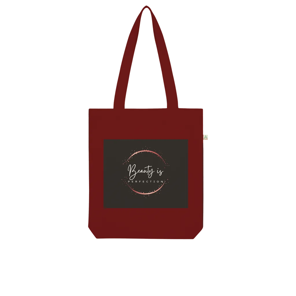 Beauty is Perfection Organic Tote Bag