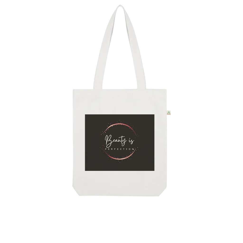 Beauty is Perfection Organic Tote Bag