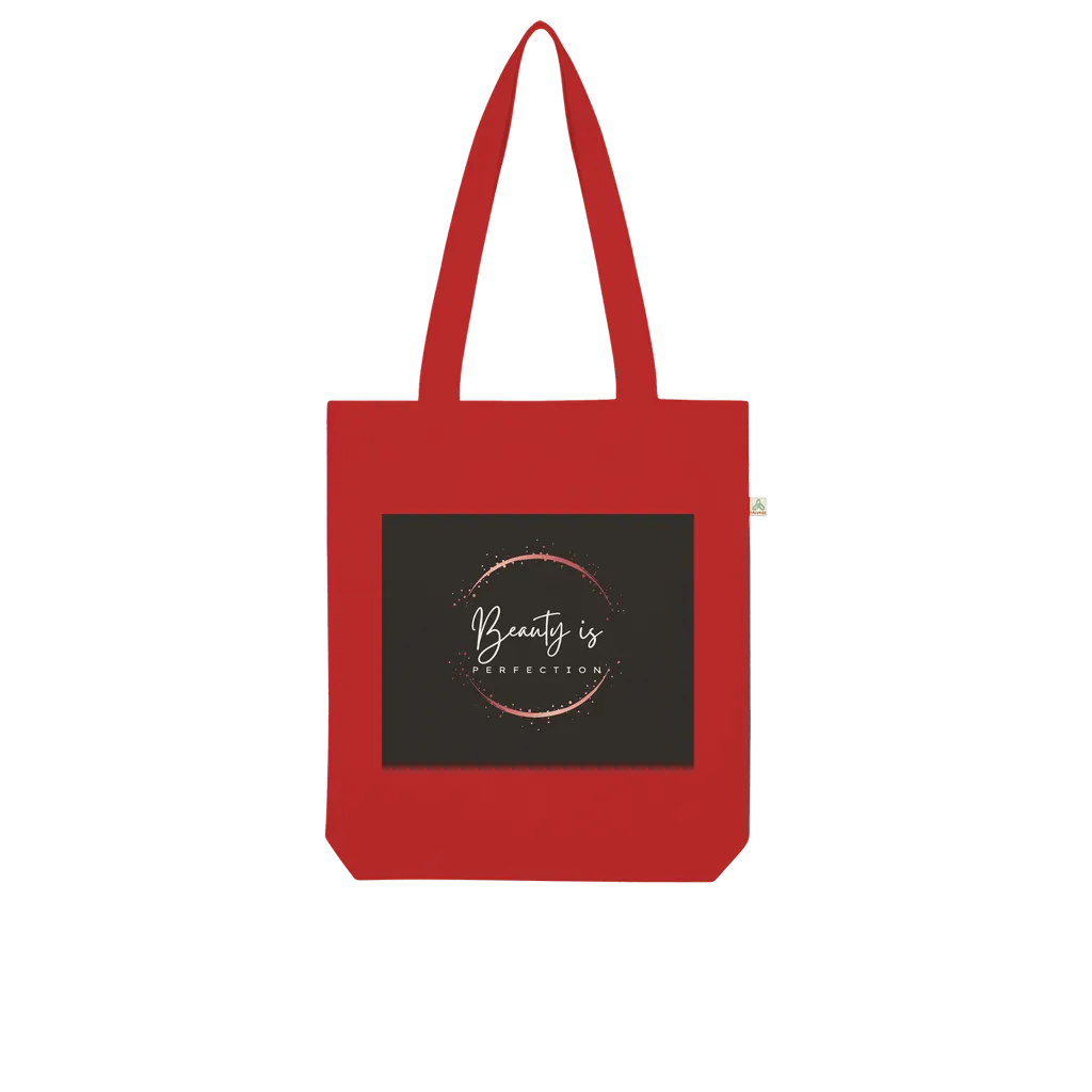 Beauty is Perfection Organic Tote Bag