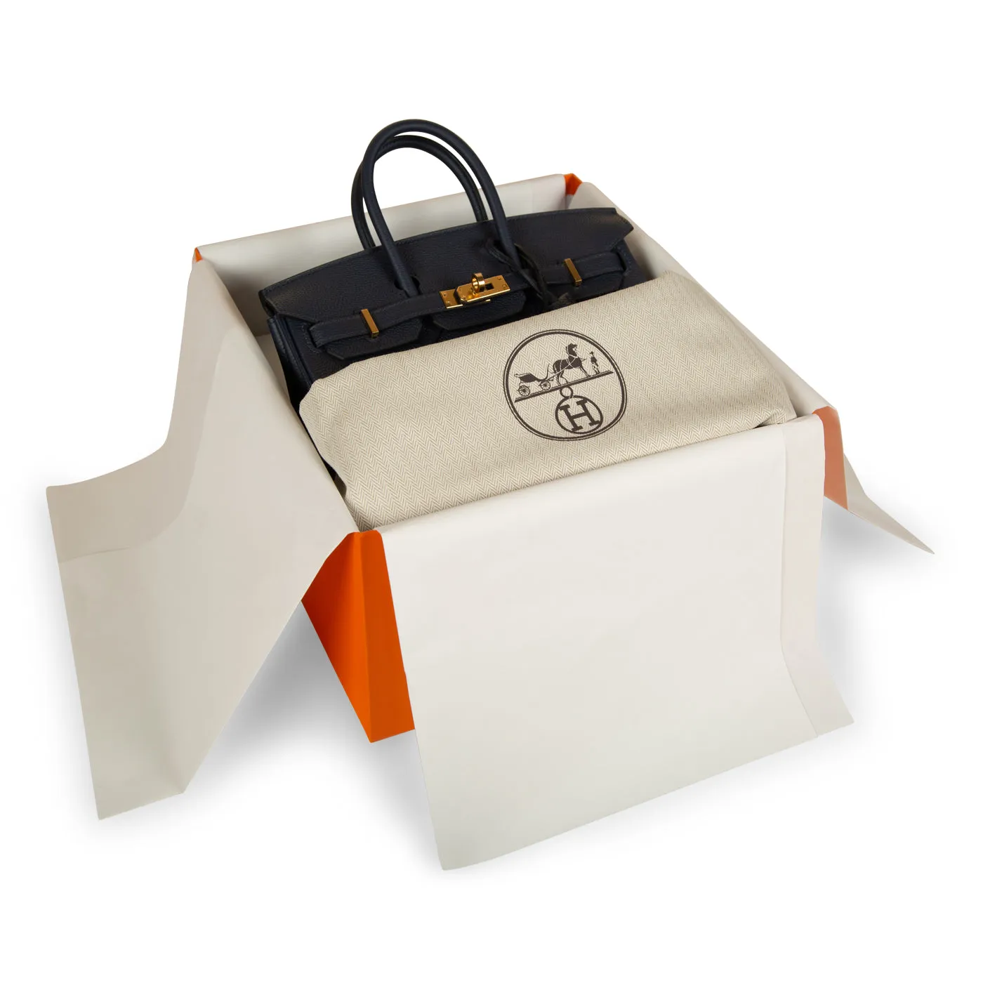 Birkin 25 - Blue Nuit Togo - GHW