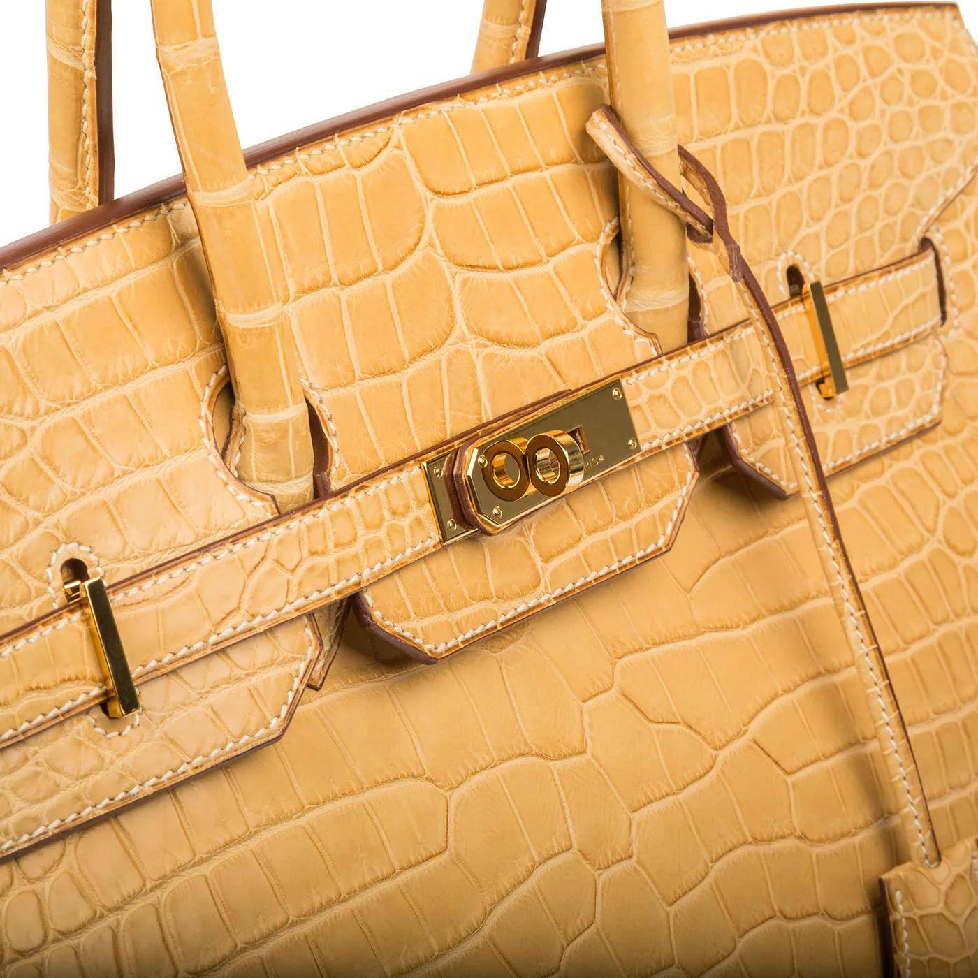 Birkin 35 - Mais - Matte Porous Crocodile