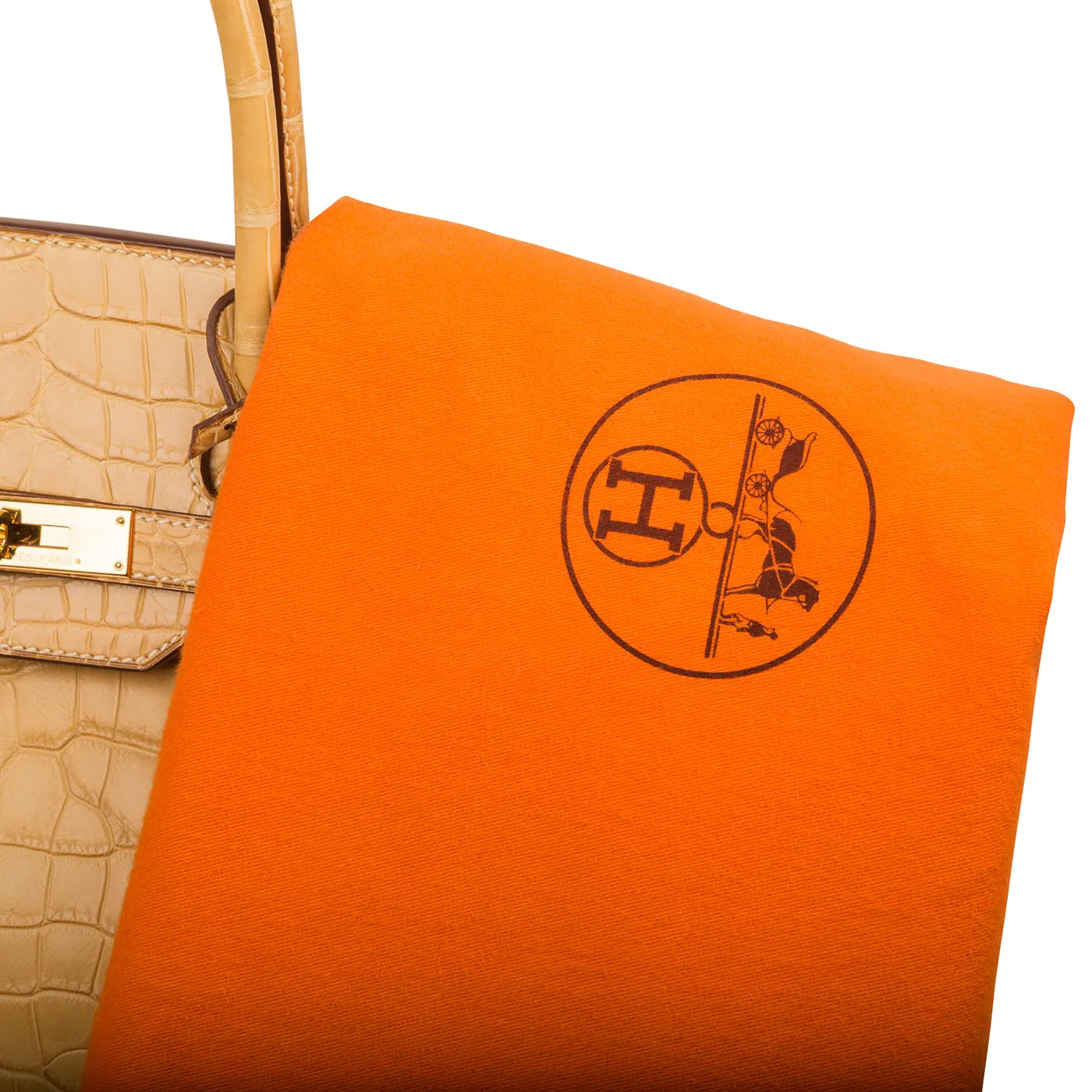 Birkin 35 - Mais - Matte Porous Crocodile