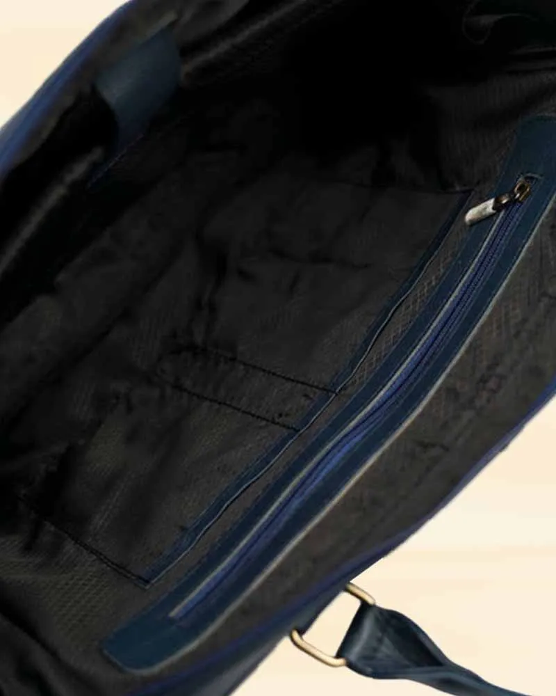 Blue Horizon Laptop leather Bag