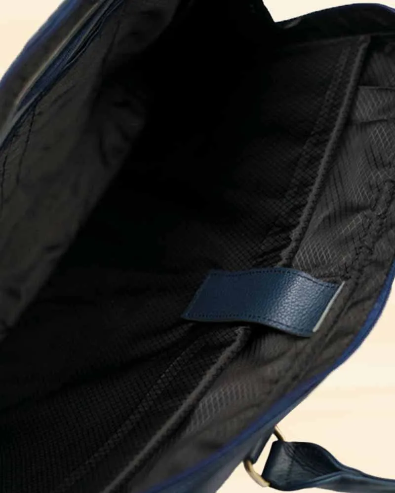 Blue Horizon Laptop leather Bag