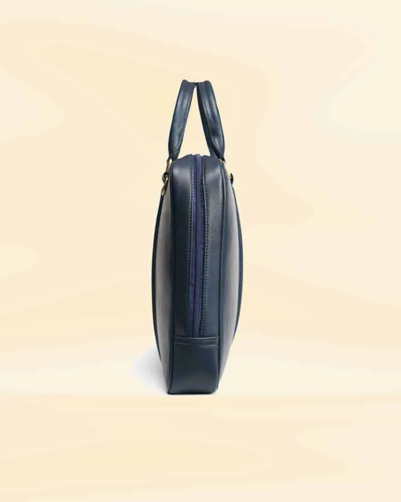 Blue Horizon Laptop leather Bag