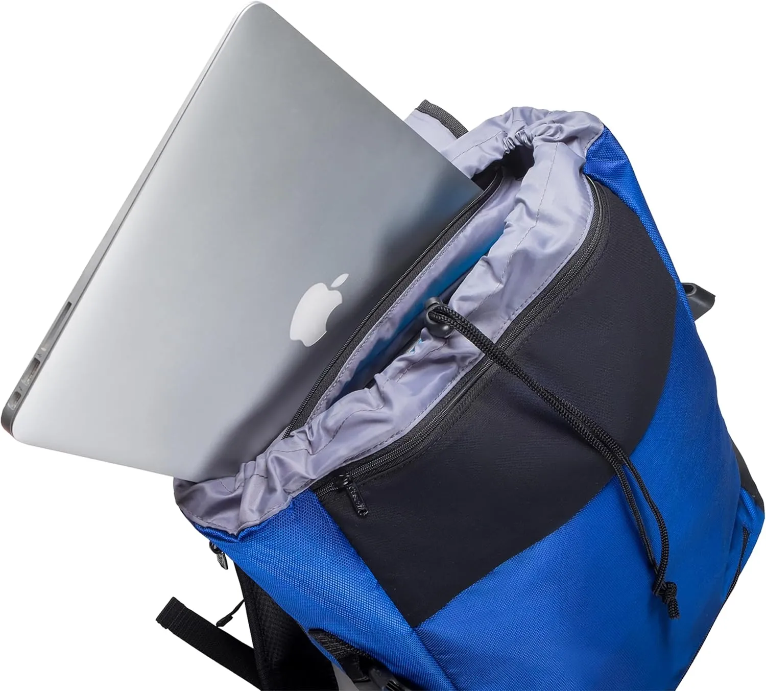 Case-It BKP-102 Laptop Backpack with Hide-Away Binder Holder, Fits 13-Inch Laptops, Blue/Grey (BKP-102 BLUG)