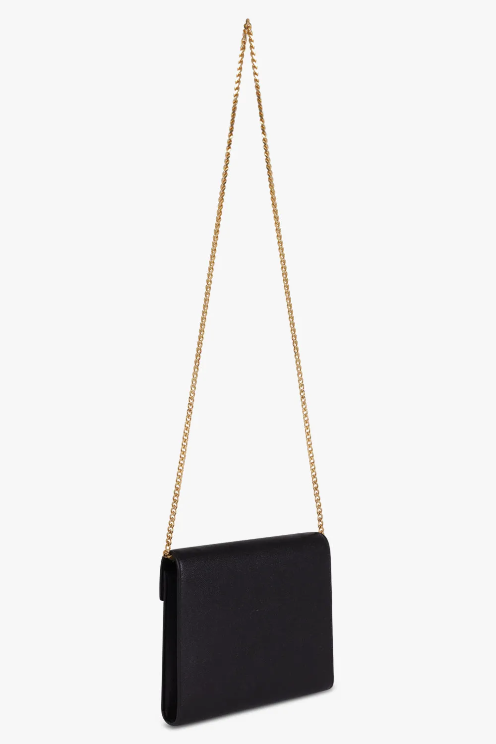 CASSANDRA WALLET ON CHAIN | BLACK/GOLD