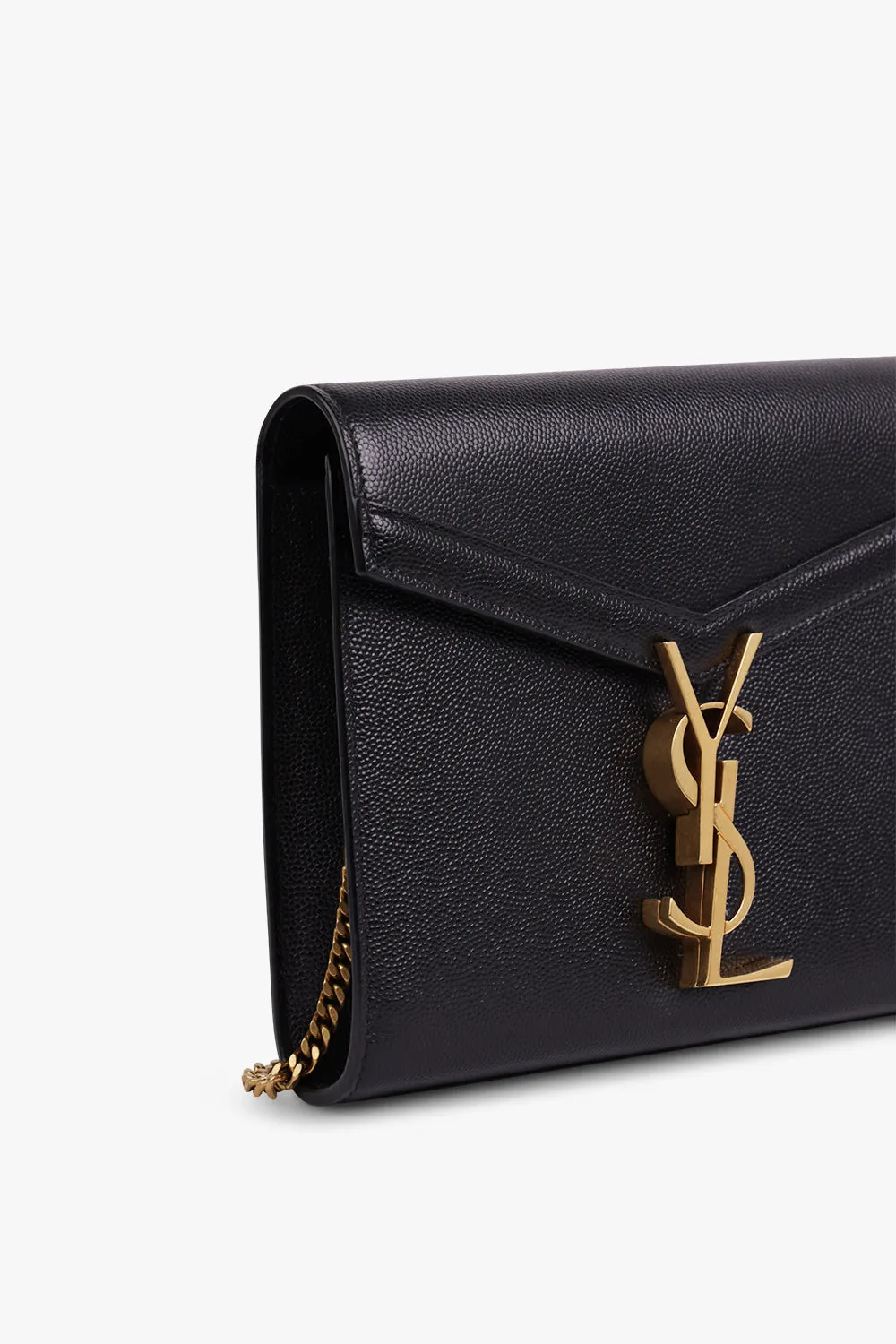 CASSANDRA WALLET ON CHAIN | BLACK/GOLD