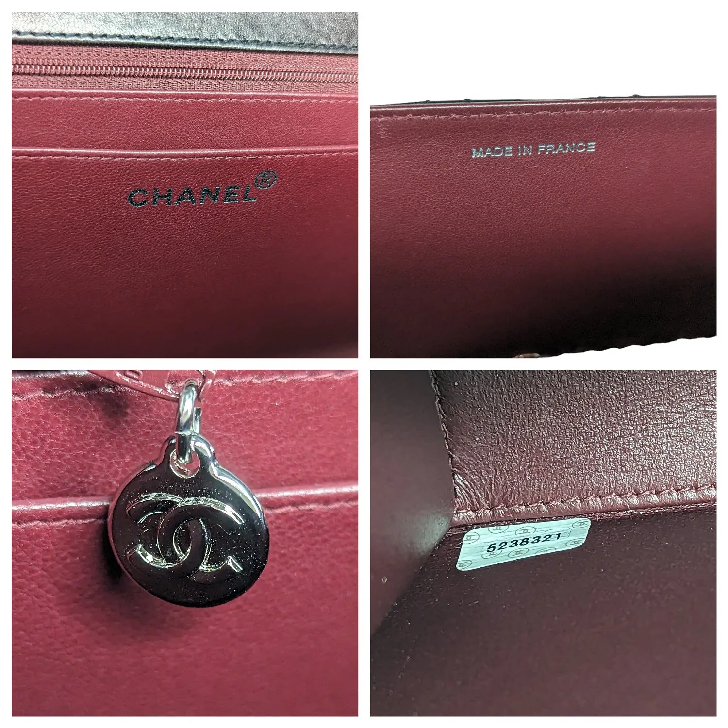Chanel Bag Vintage Square Classic Single Flap Bag Lambskin