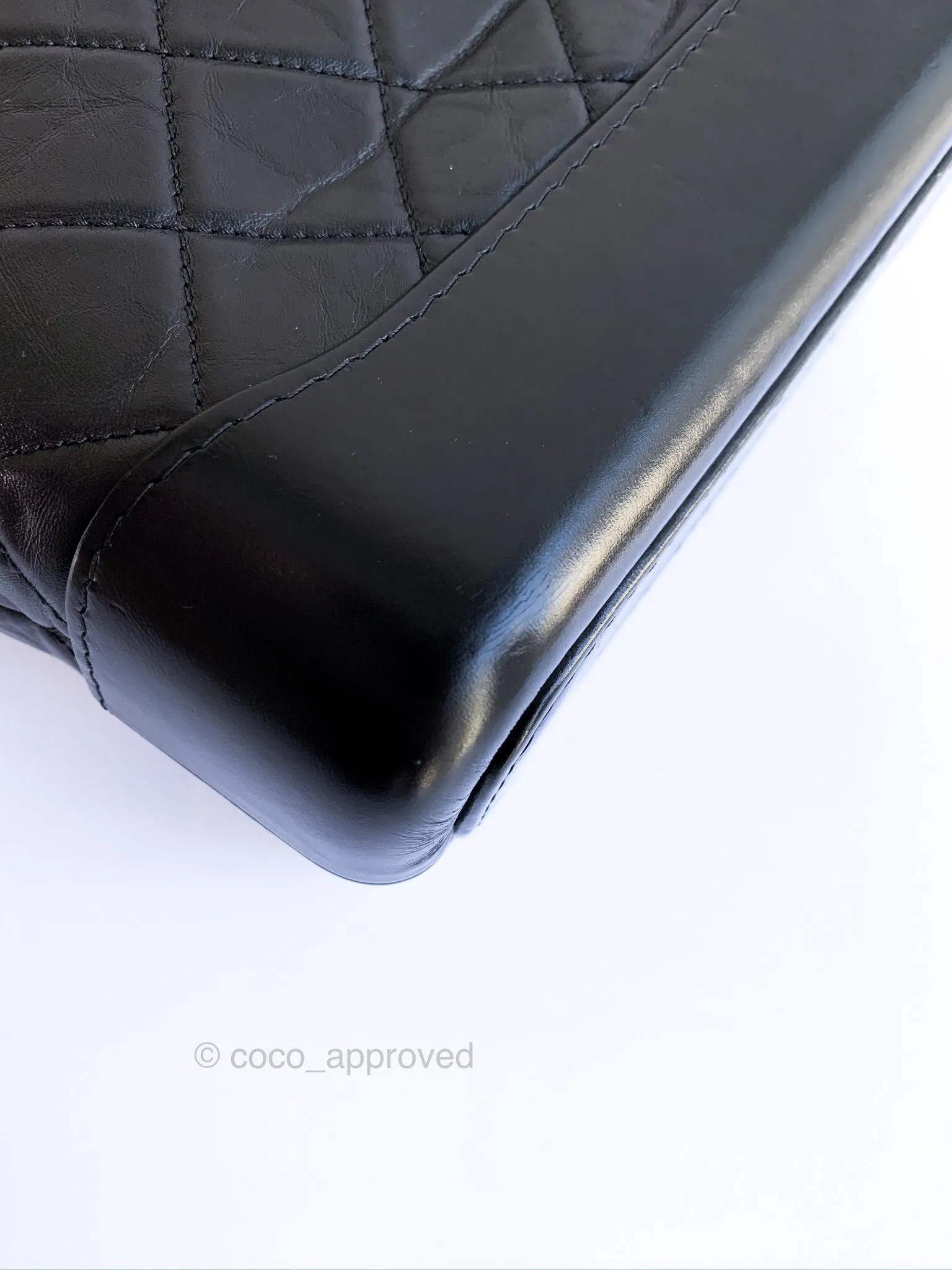 Chanel Calfskin Quilted Small Gabrielle Hobo Black Mixed Hardware