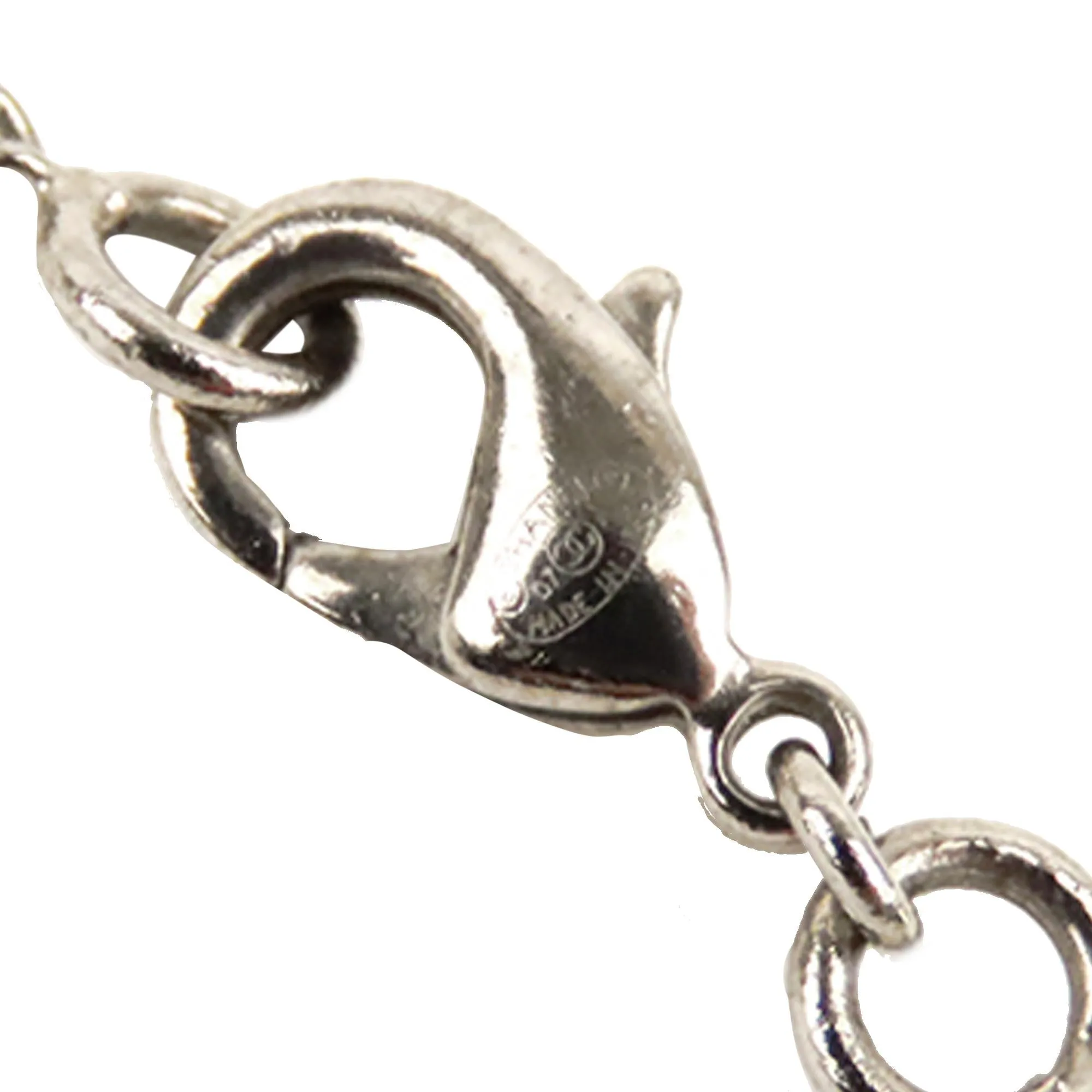 Chanel CC Faux Pearl Pendant Necklace (SHG-27965)