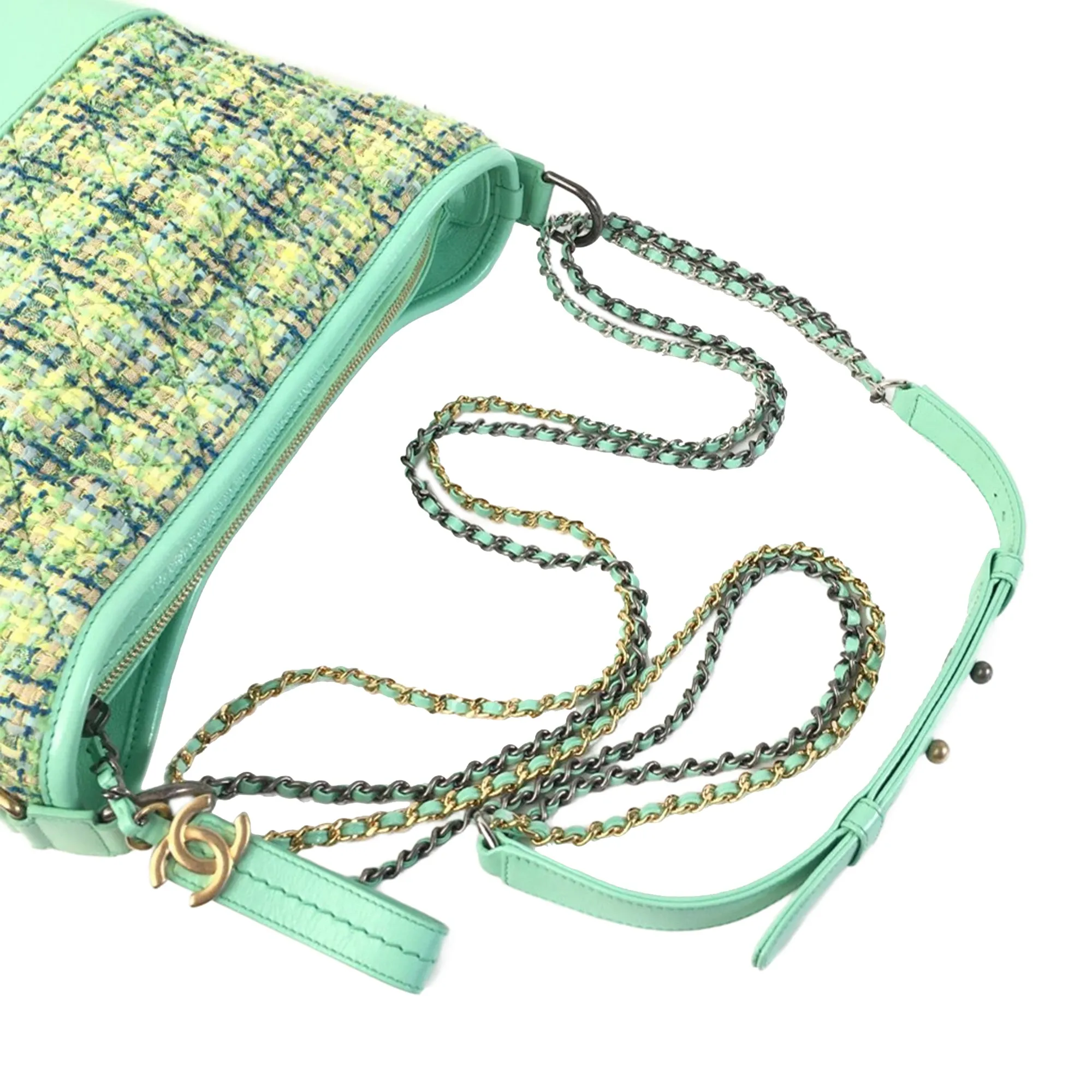 Chanel Medium Tweed Gabrielle Crossbody Crossbody Bag