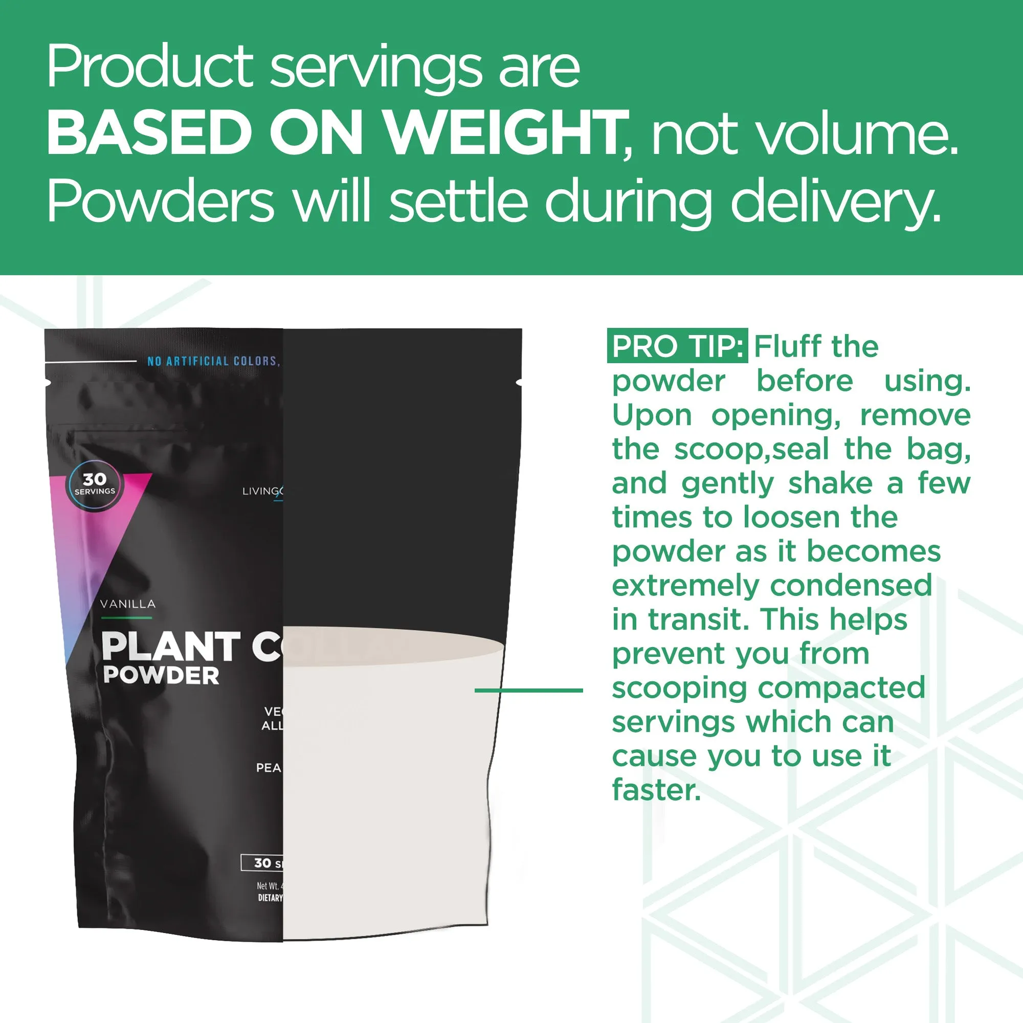 CLEARANCE DEAL! Livingood Daily Plant Collagen   Greens (Vanilla)