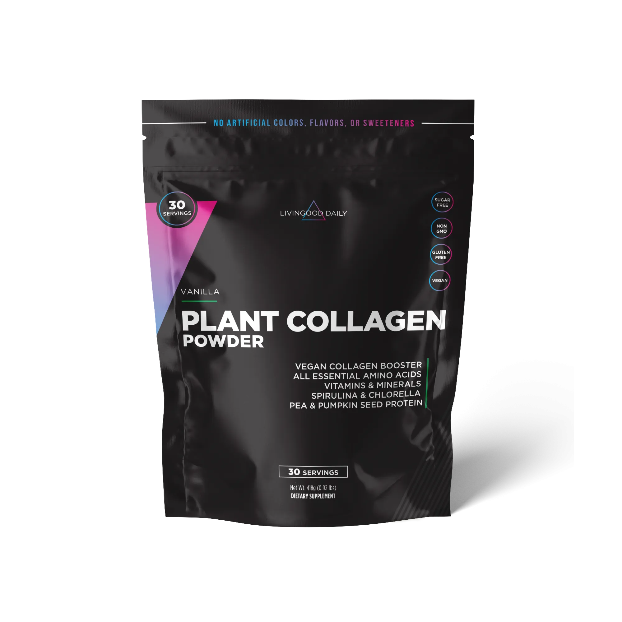 CLEARANCE DEAL! Livingood Daily Plant Collagen   Greens (Vanilla)