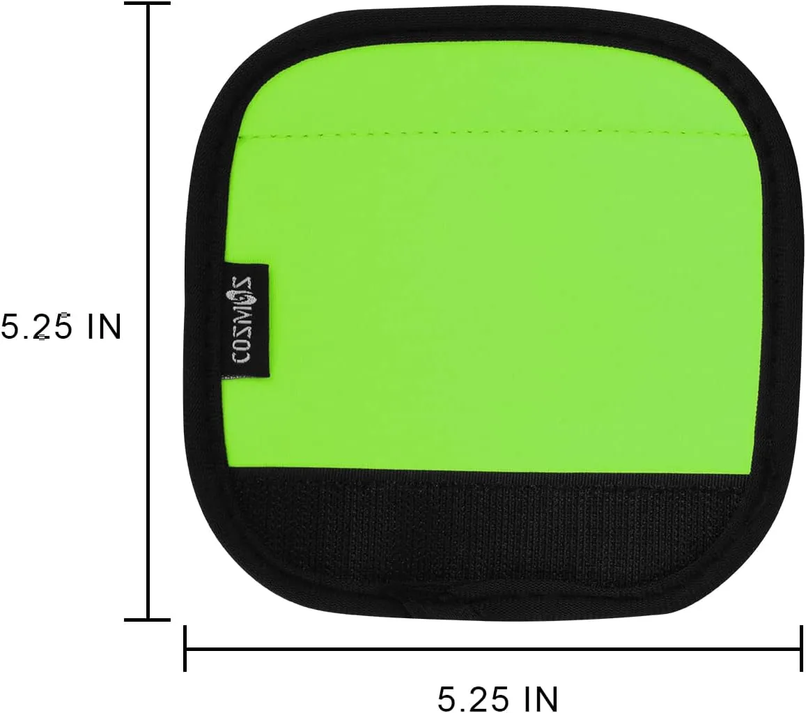Cosmos 7 Pieces Different Color Comfort Neoprene Handle Wraps/Grip/Identifier for Travel Bag Luggage Suitcase Travel Bag Laptop Computer Tote Briefcases