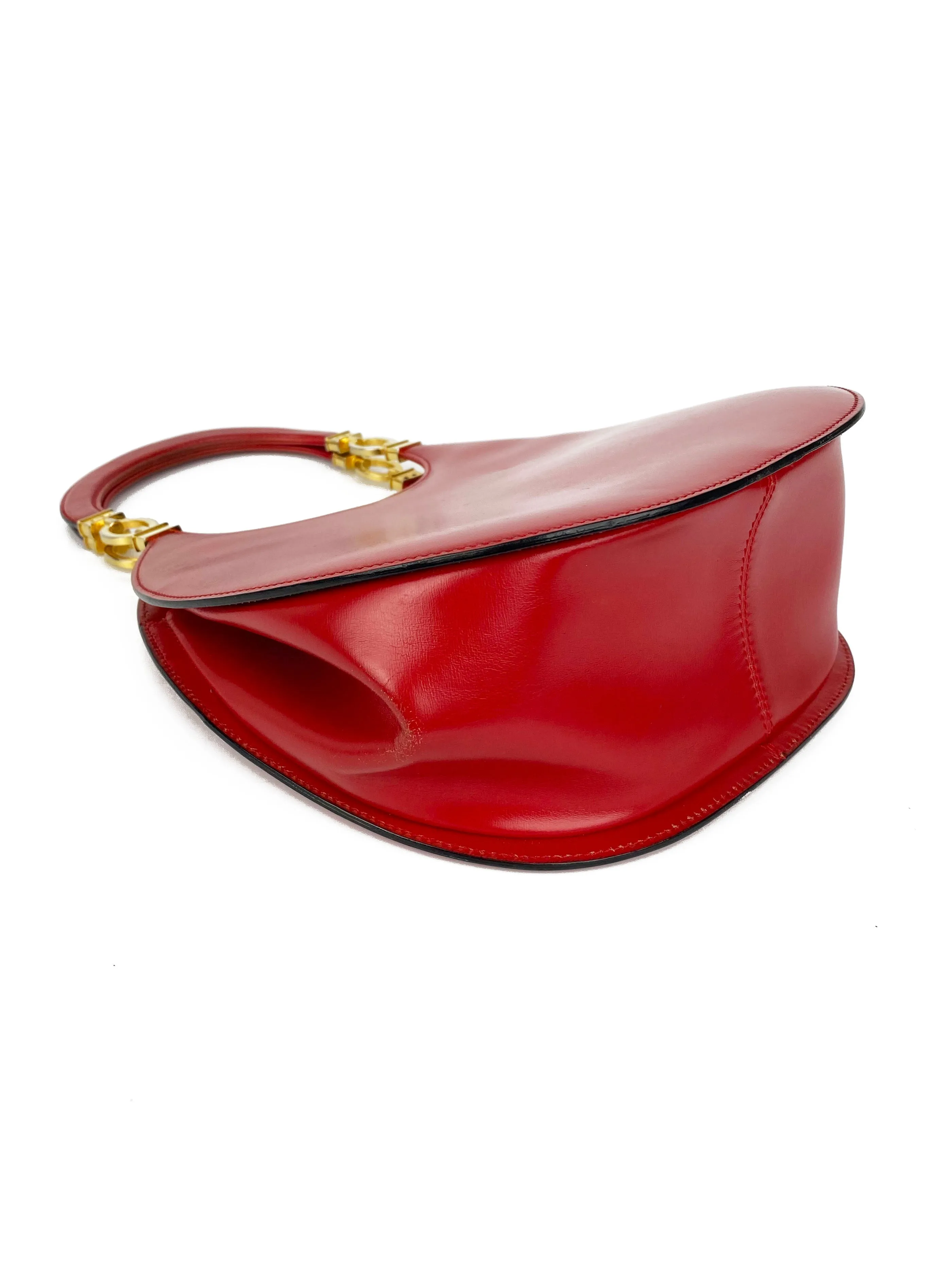Dior Red Vintage Shoulder Bag