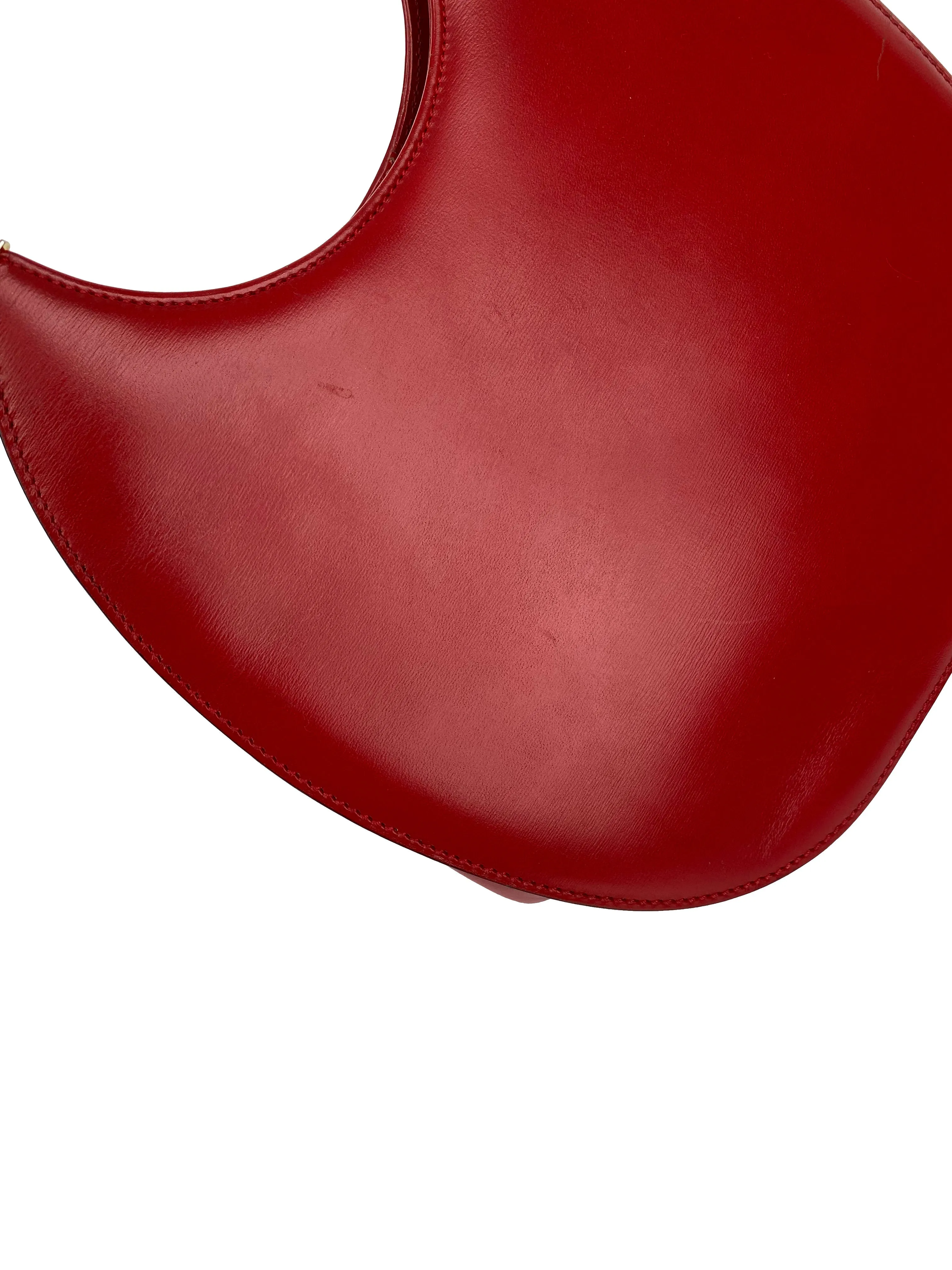 Dior Red Vintage Shoulder Bag