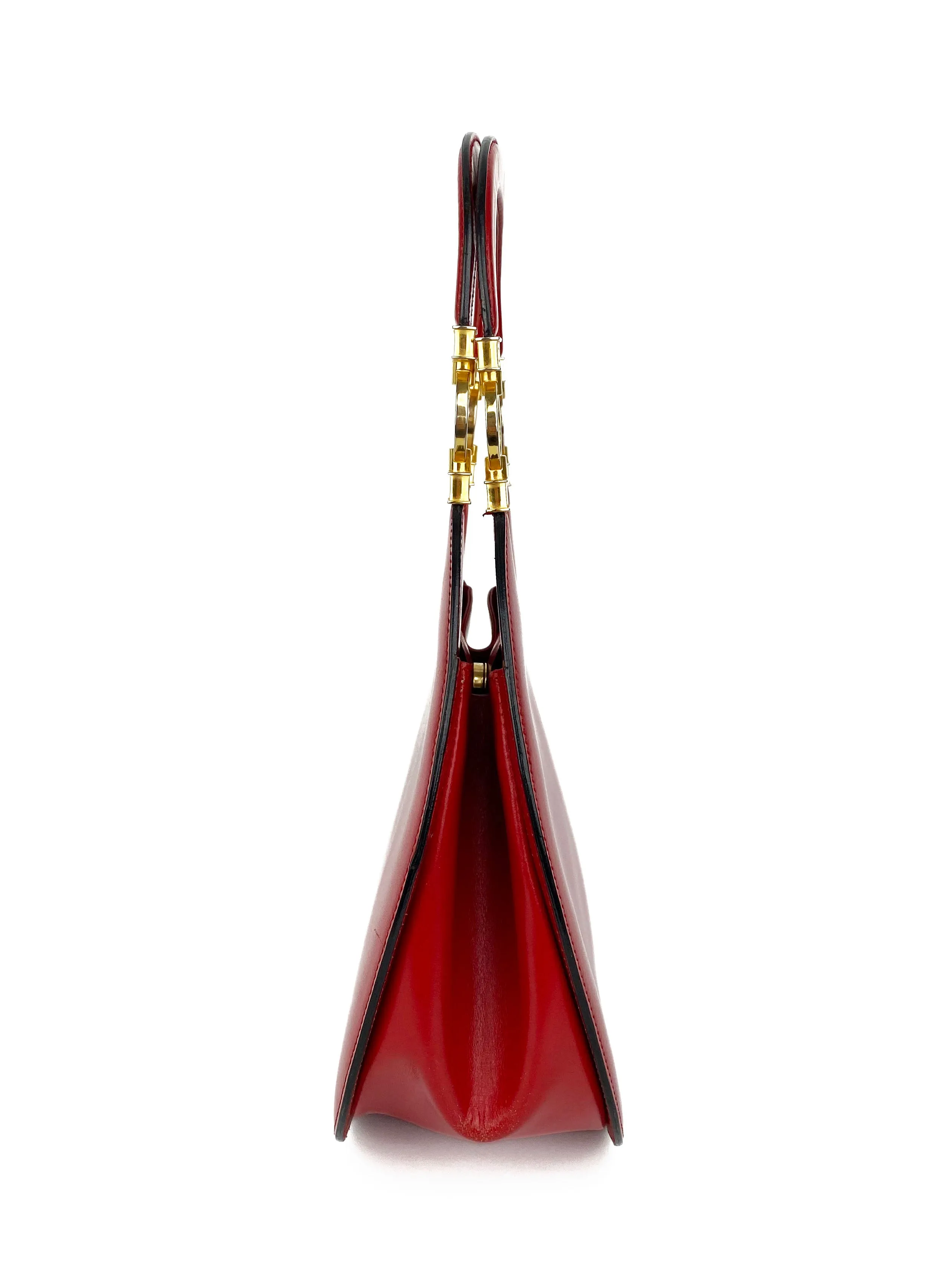 Dior Red Vintage Shoulder Bag