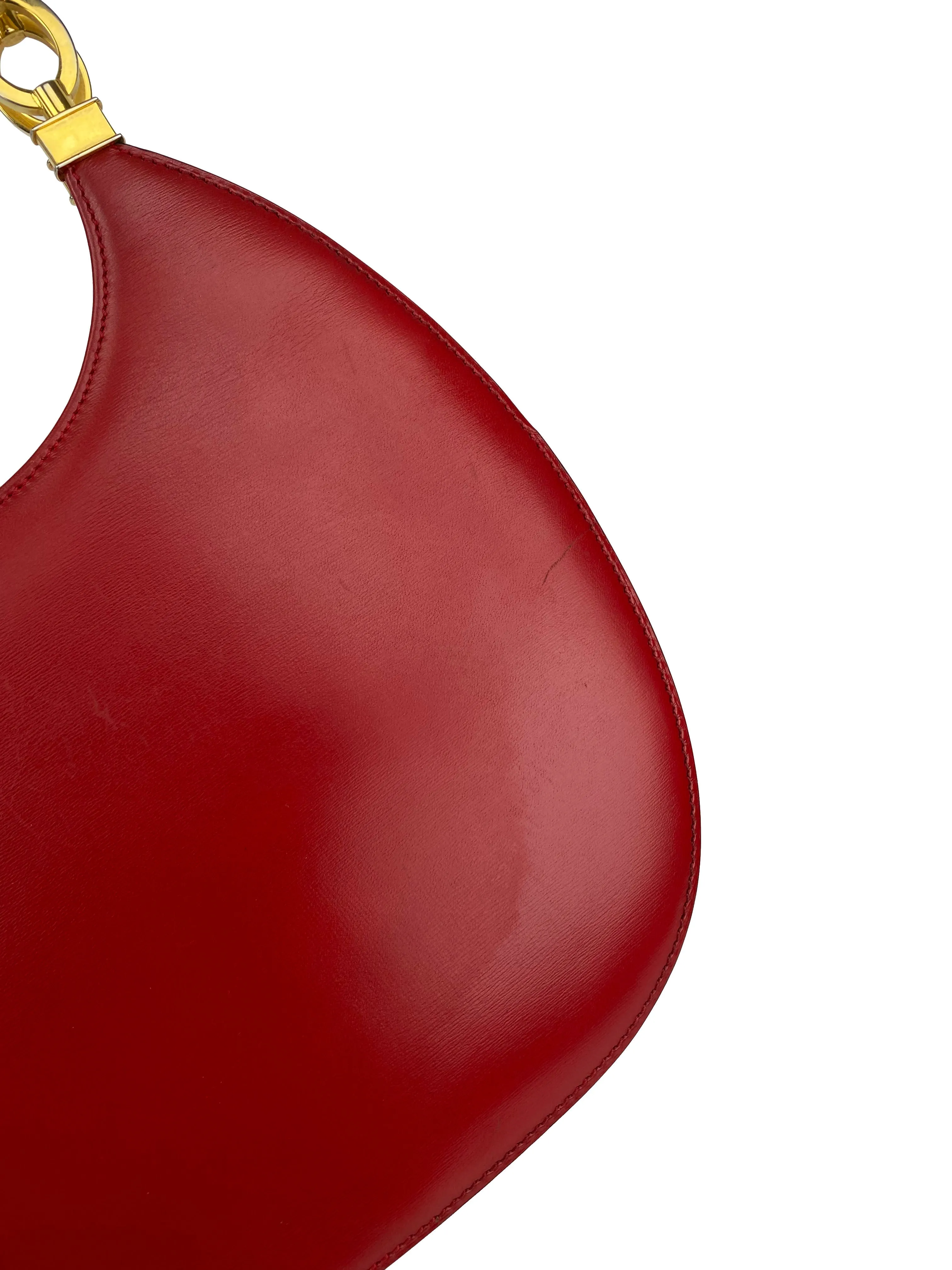 Dior Red Vintage Shoulder Bag
