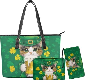 Fashion Handbags for Women Shoulder Bags Tote Satchel Hobo 3pcs