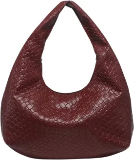 Floerns Women's Vintage Leather Tote Shoulder Handbag Top Handle Hobo Bag