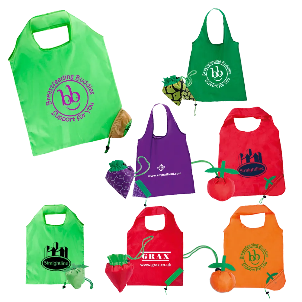 Foldable Fruit Tote Bags