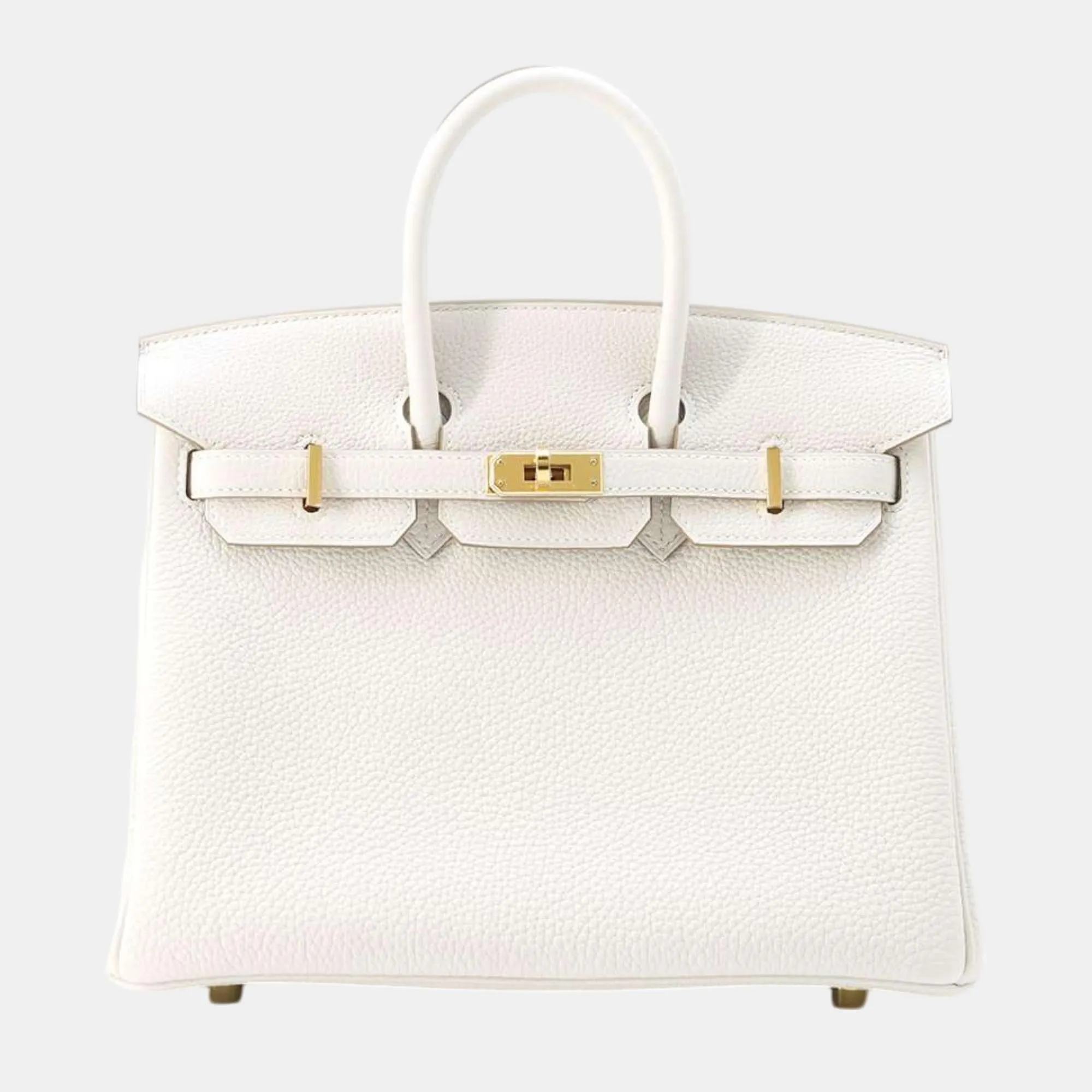 Grease Pail Togo Leather 25 Birkin Tote Bag