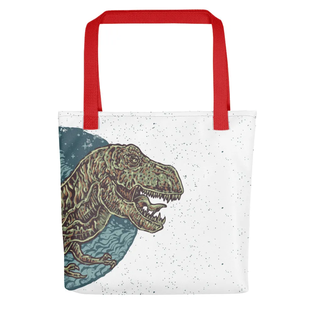 Half Moon T-Rex - Dinosaur Tote Bag