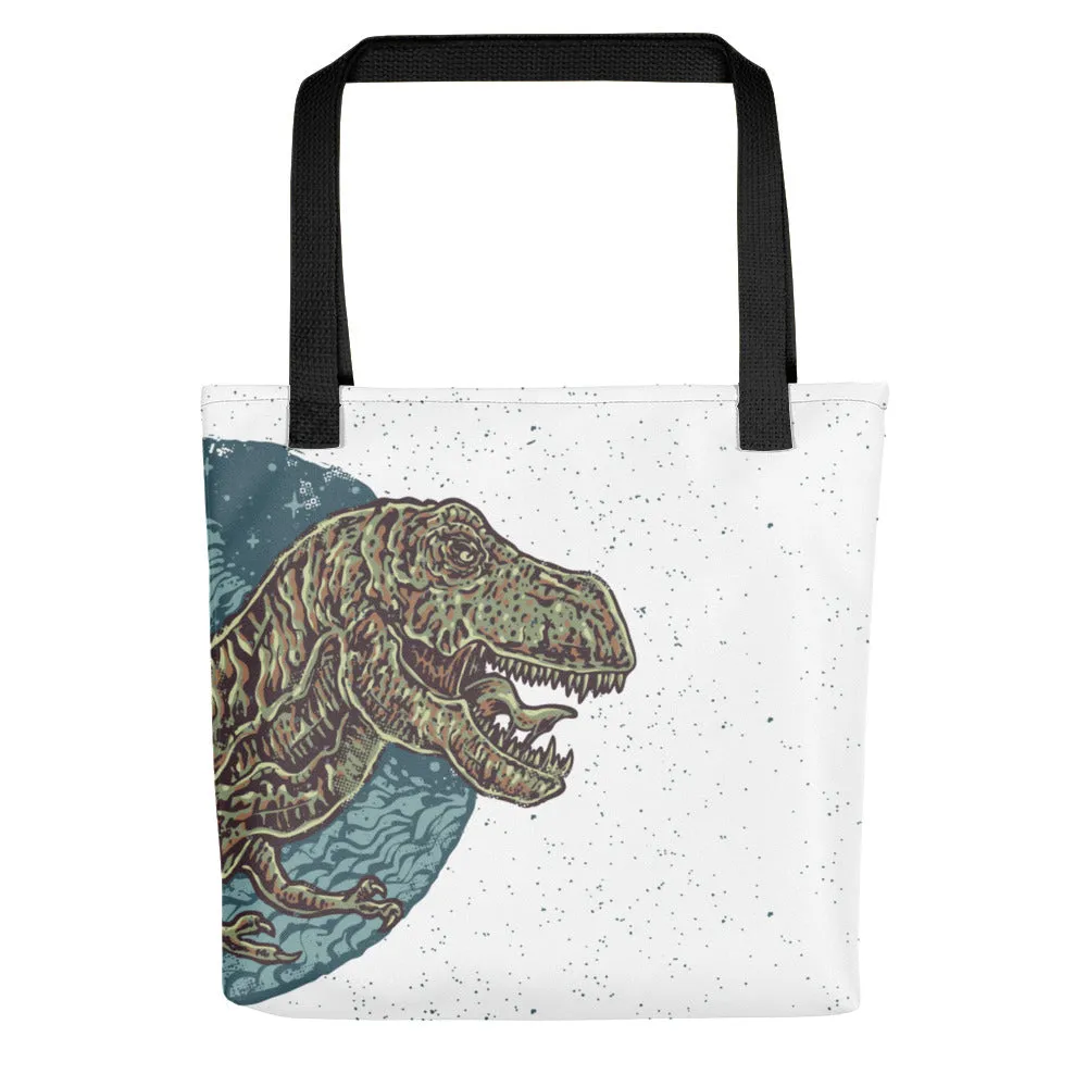 Half Moon T-Rex - Dinosaur Tote Bag
