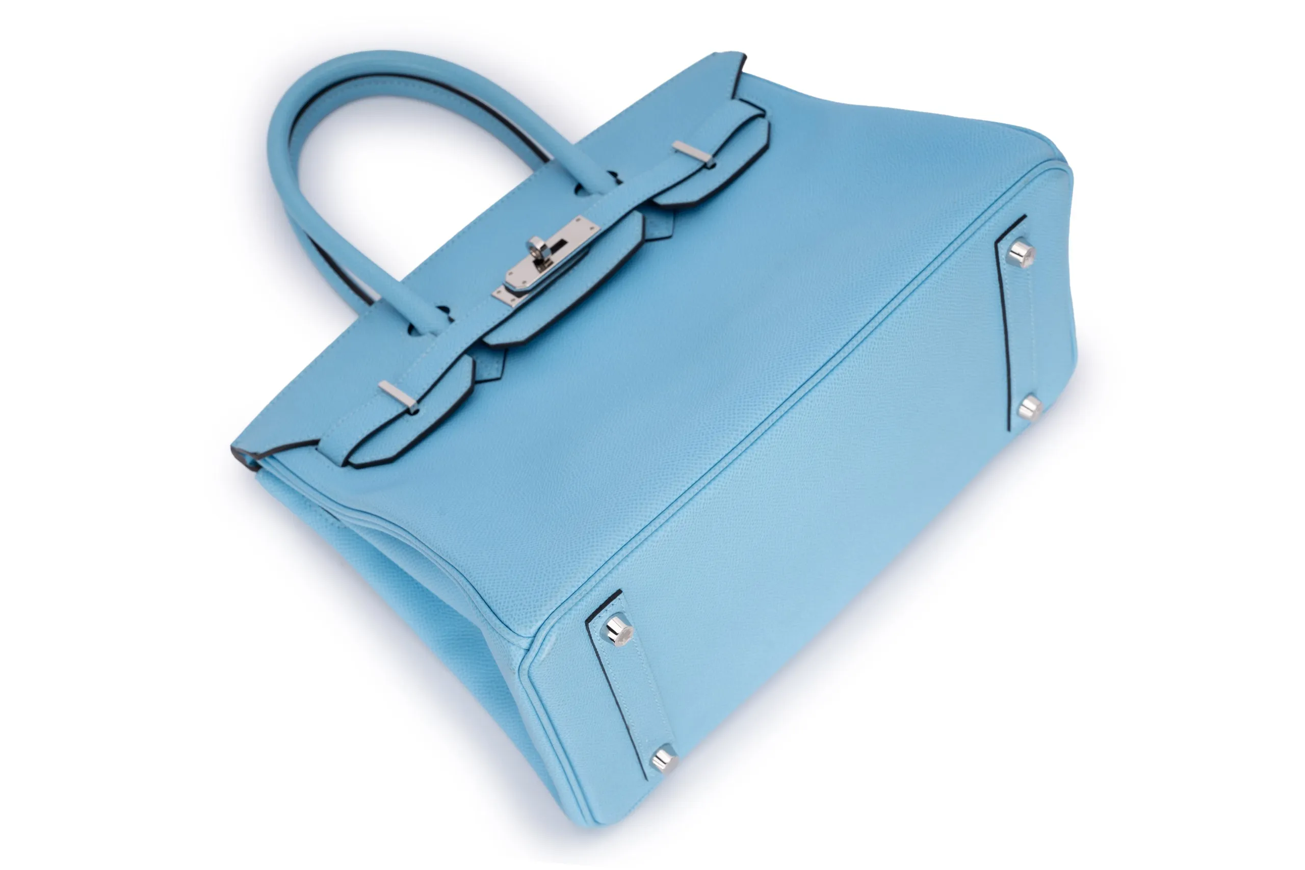 Hermès Birkin 30 Epsom Celeste PHW