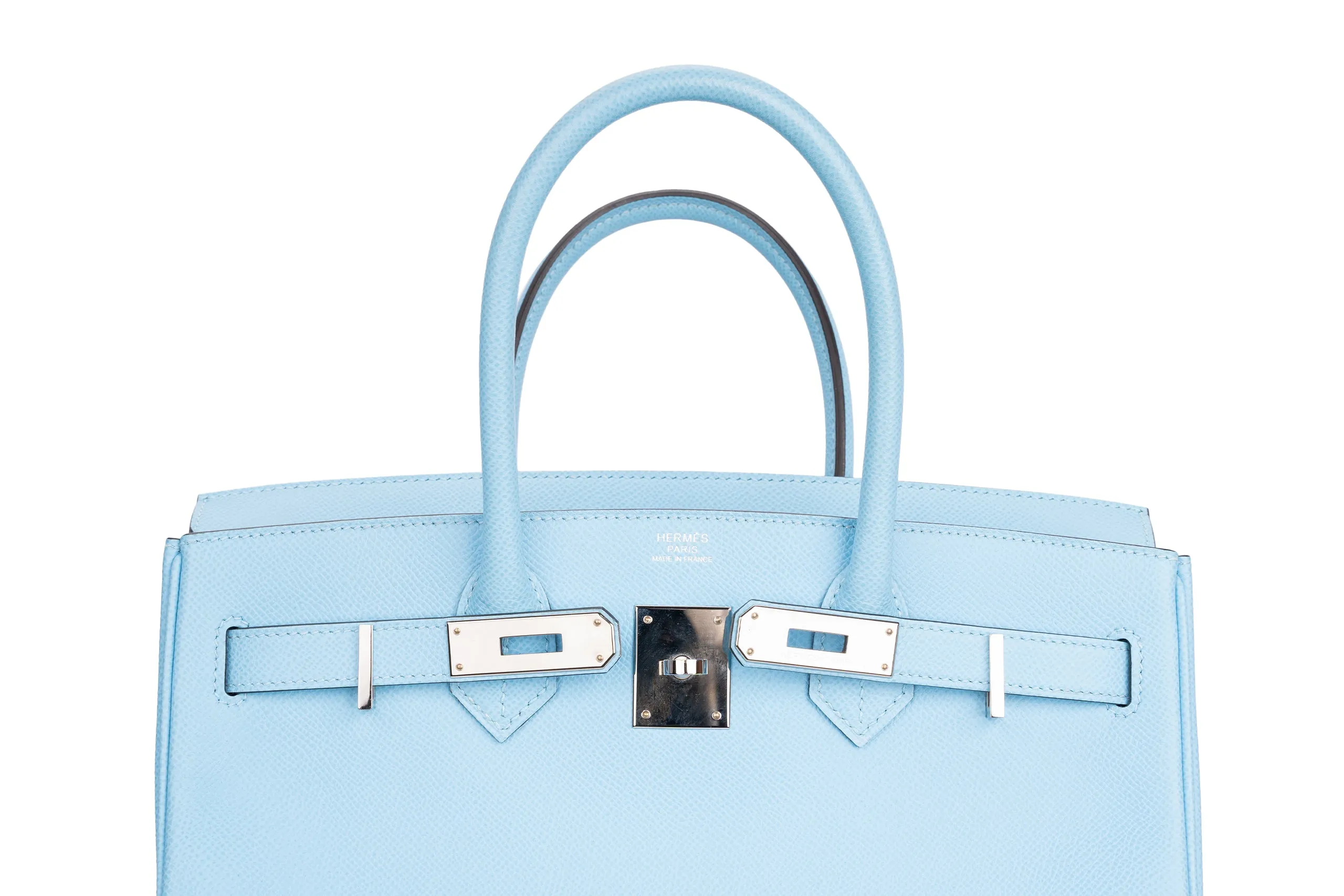 Hermès Birkin 30 Epsom Celeste PHW