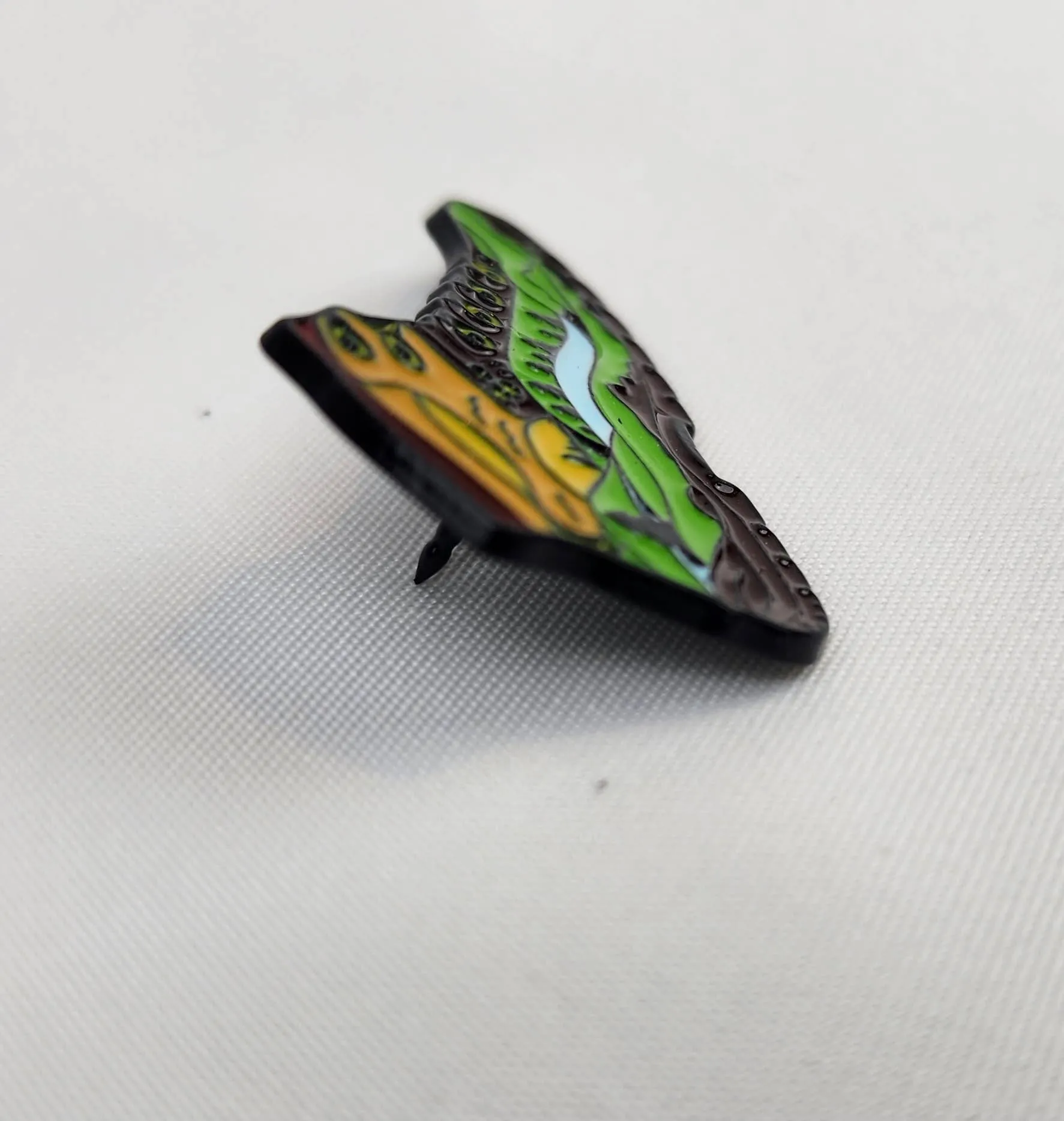 Hiking Boot Enamel Pin - Nature-Inspired Adventure Accessory