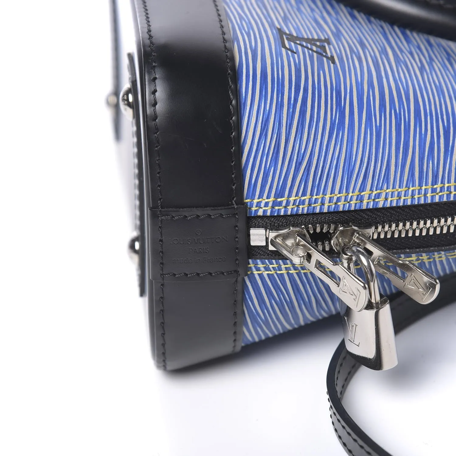 LOUIS VUITTON ALMA BB EPI LEATHER-DENIM LIGHT