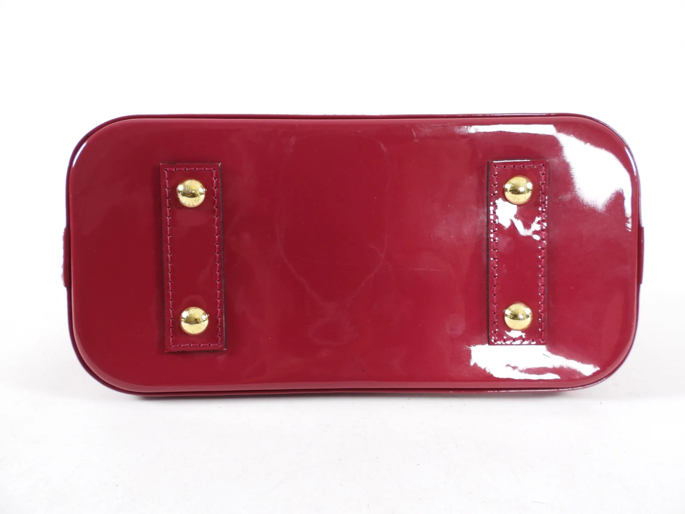Louis Vuitton Alma BB Vernis Fuchsia Rose Indien Crossbody Bag