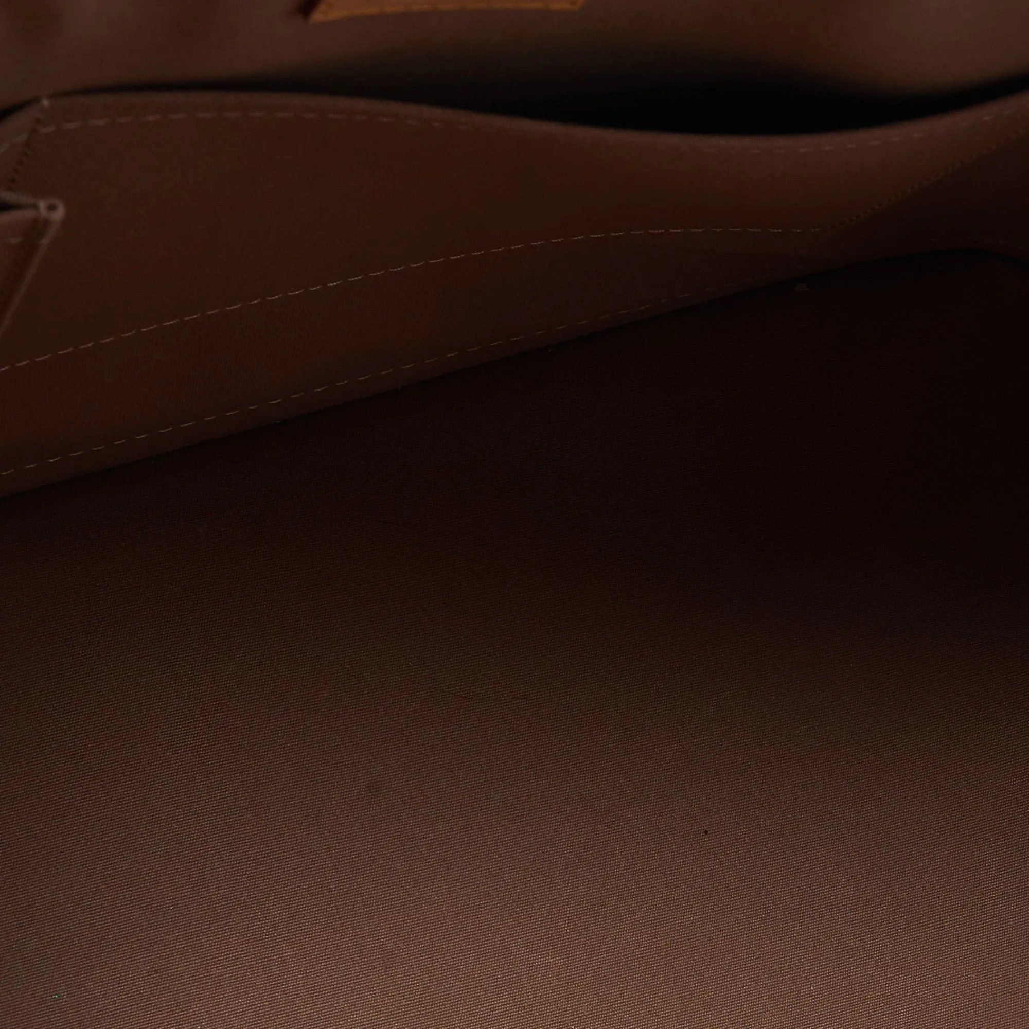 LOUIS VUITTON Beige Poudre Monogram Vernis Alma GM Bag