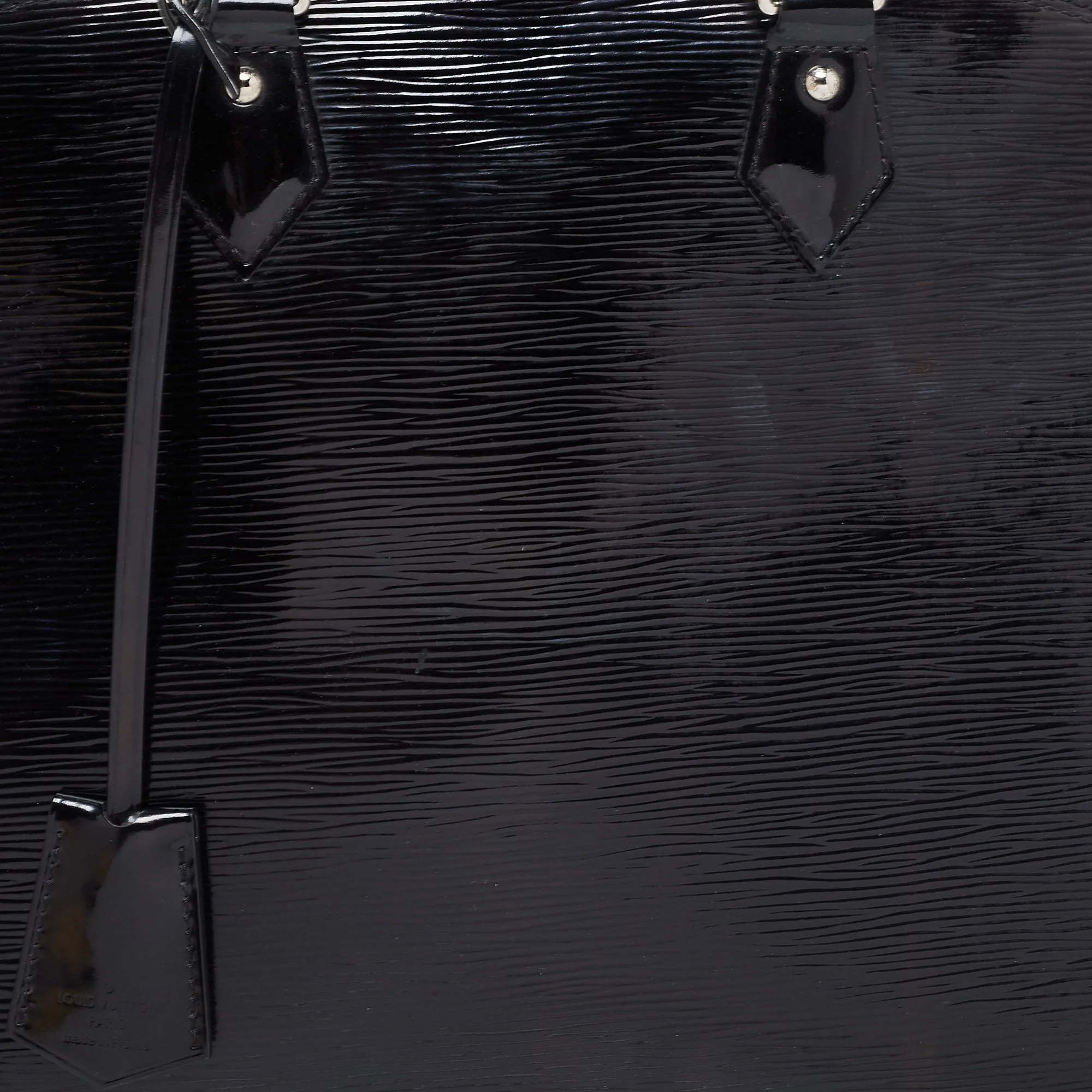 Louis Vuitton Black Electric Epi Leather Alma GM Bag