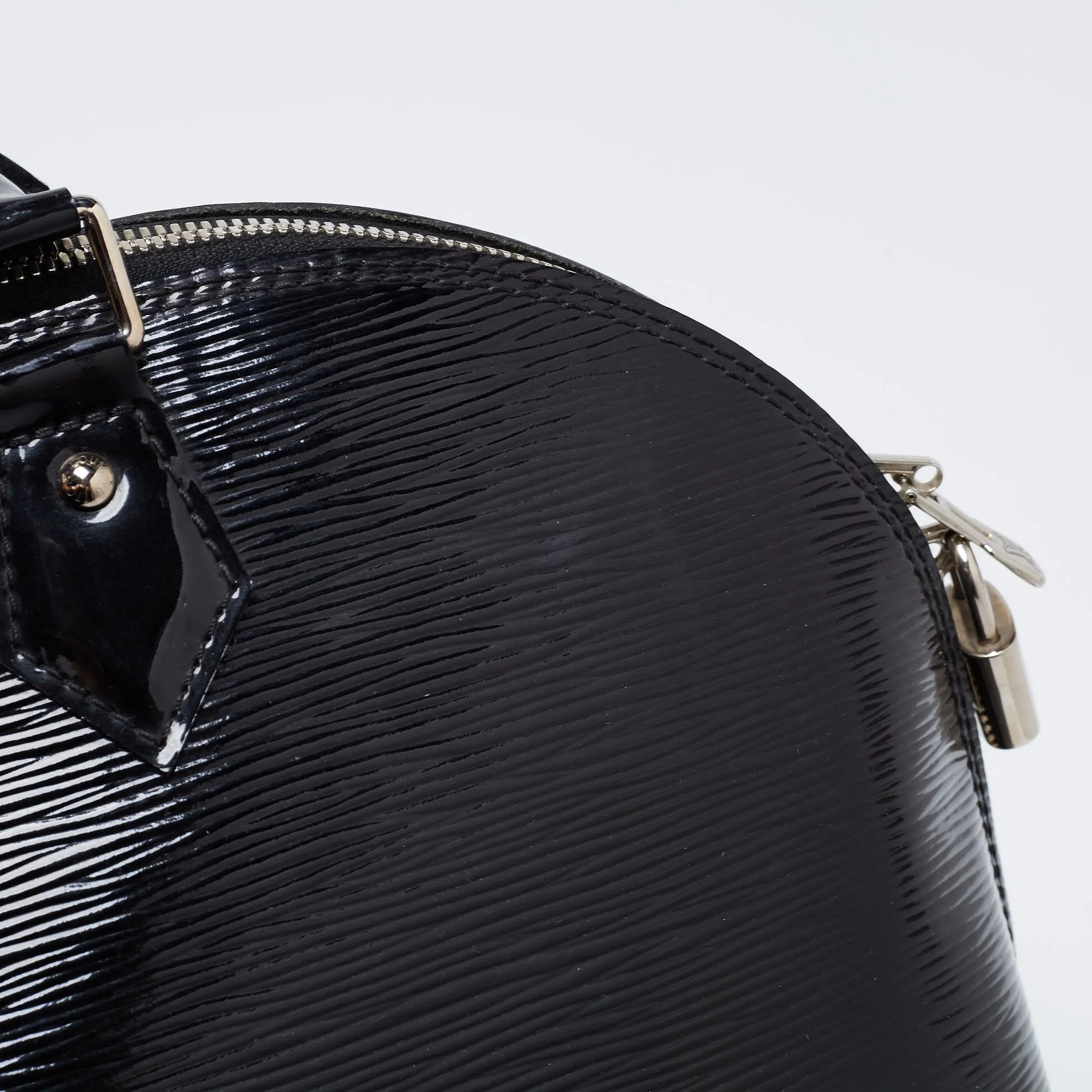 Louis Vuitton Black Electric Epi Leather Alma GM Bag