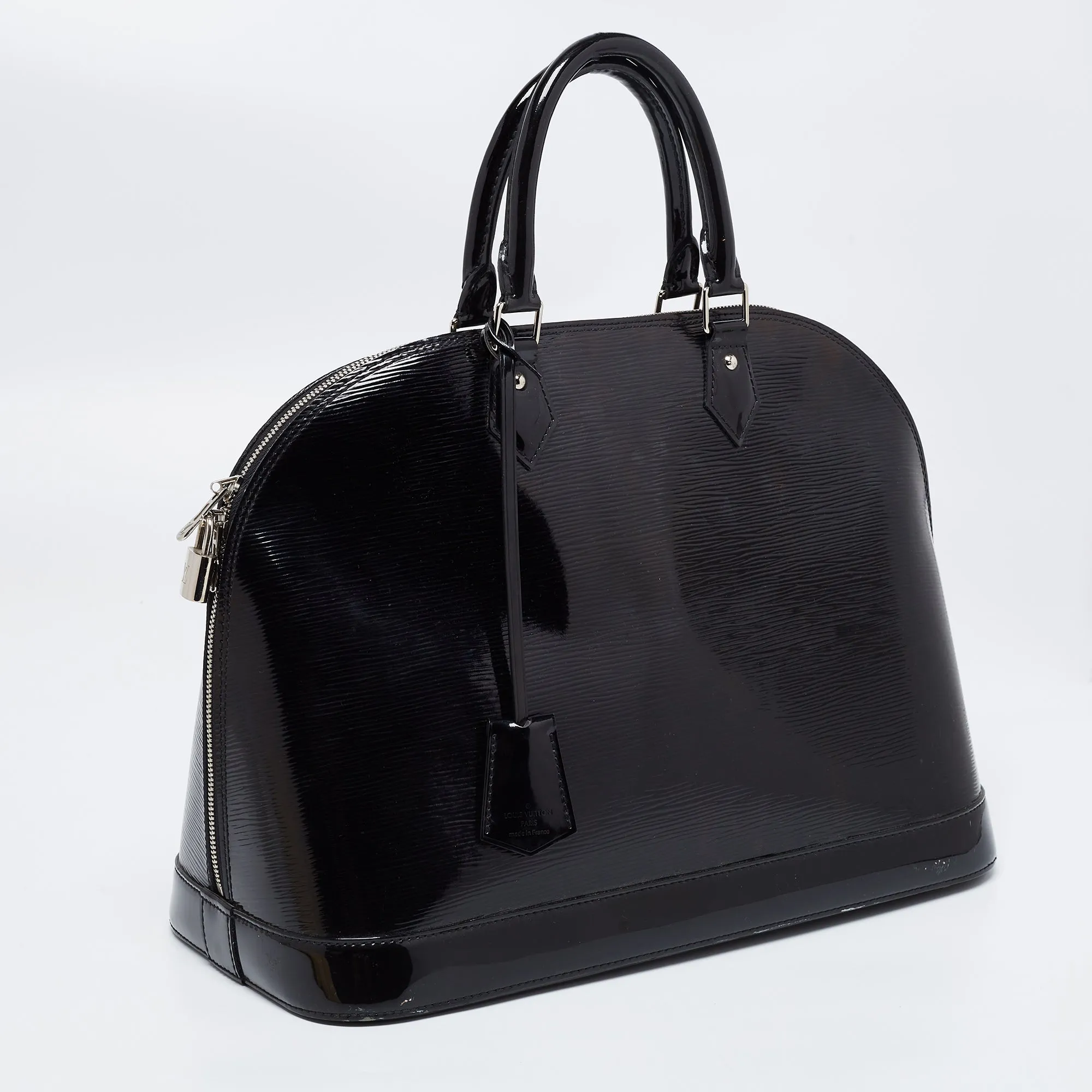 Louis Vuitton Black Electric Epi Leather Alma GM Bag